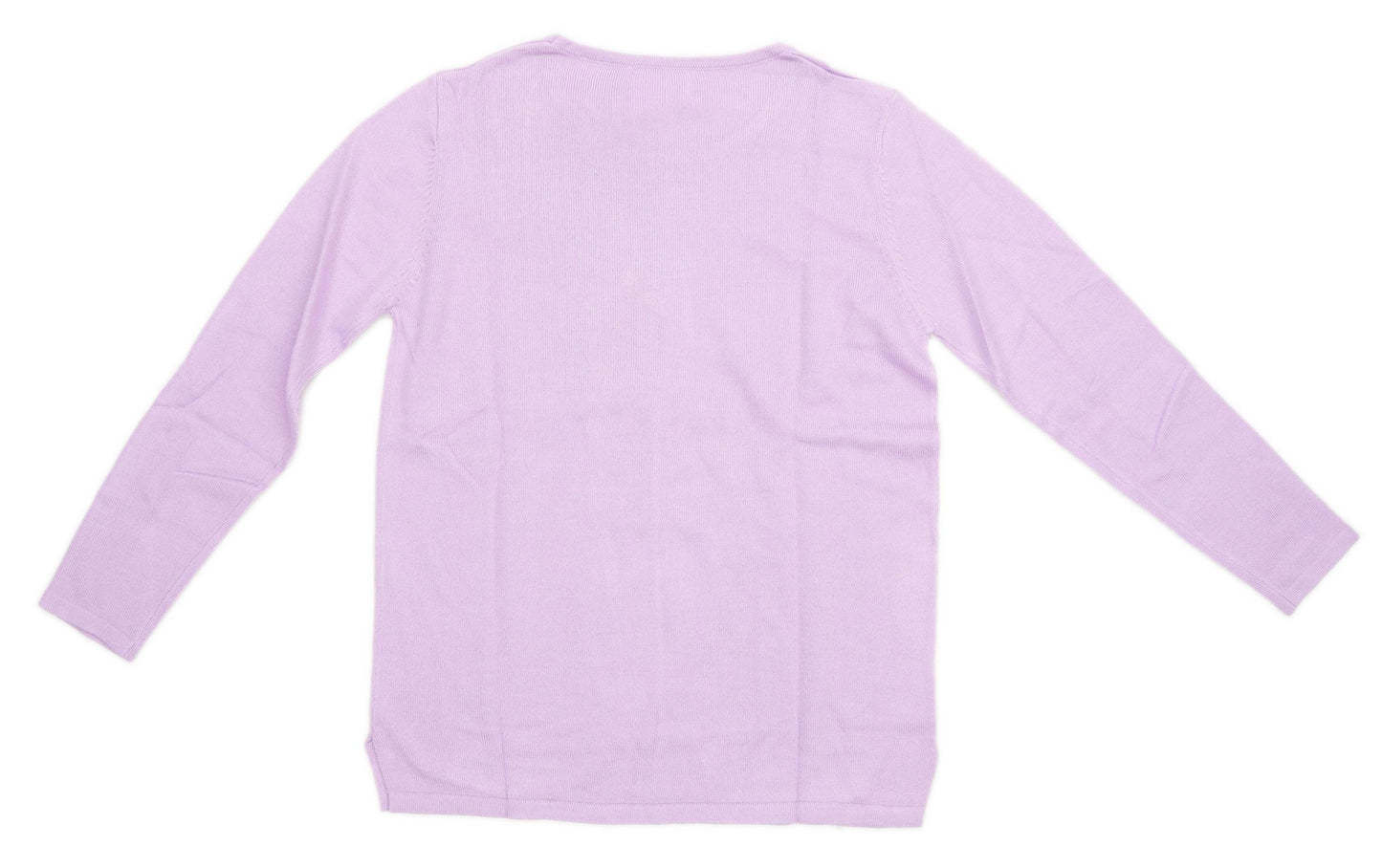 Afibel Womens Size 10-12 Floral Purple Jumper (Regular)