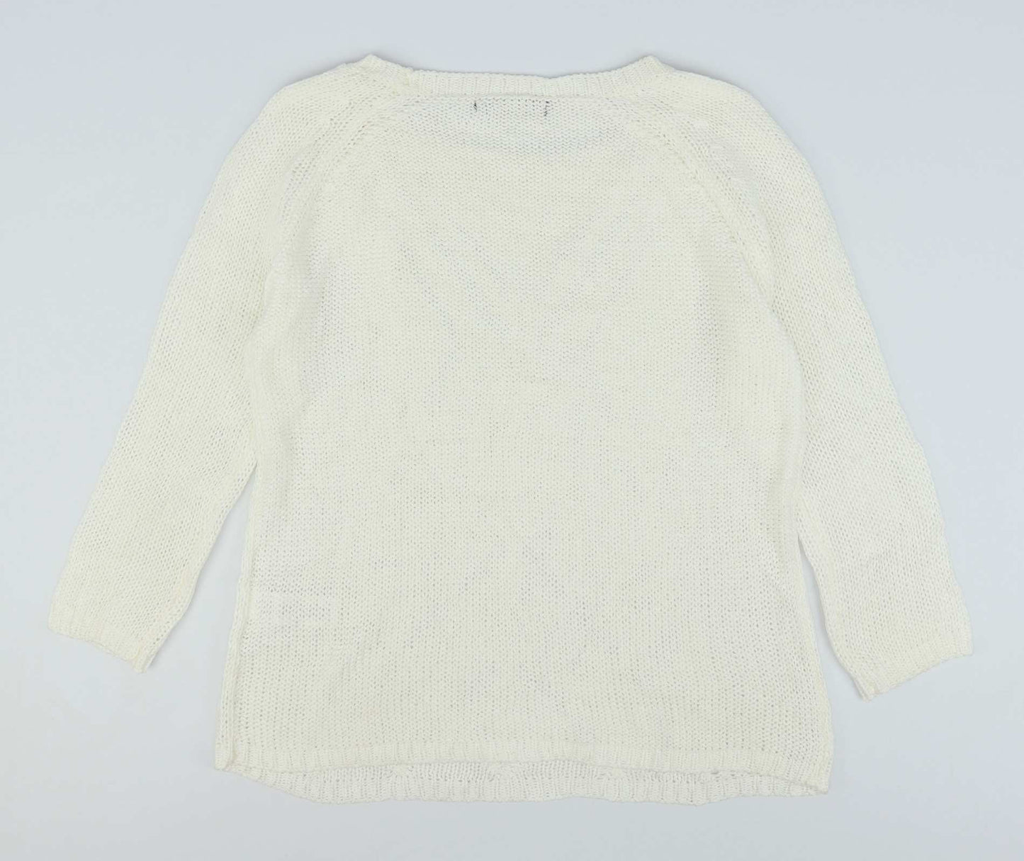 Atmosphere Ivory Womens Jumper Size 10 (Regular)