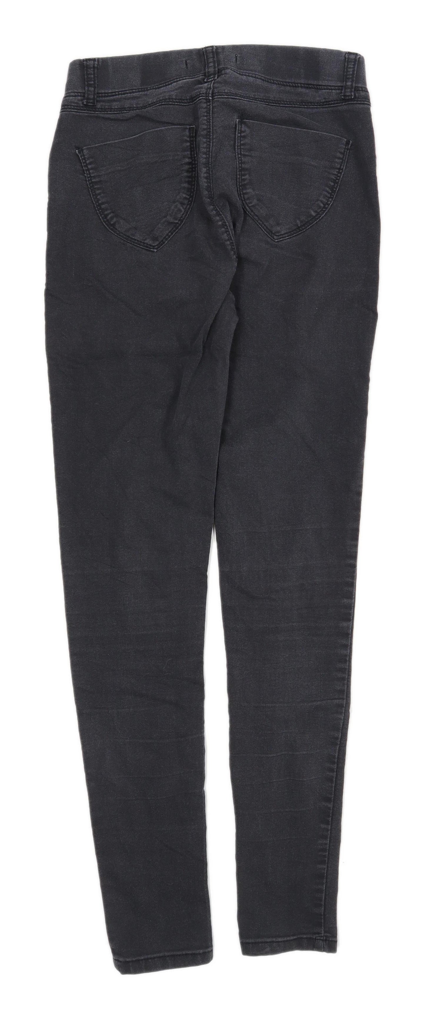 Womens Dorothy Perkins Black Denim Jeggings Size 8/L29