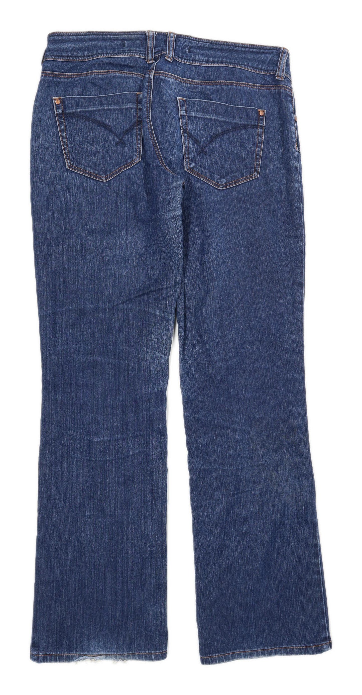 Womens Ella Blue Denim Jeans Size 12/L32