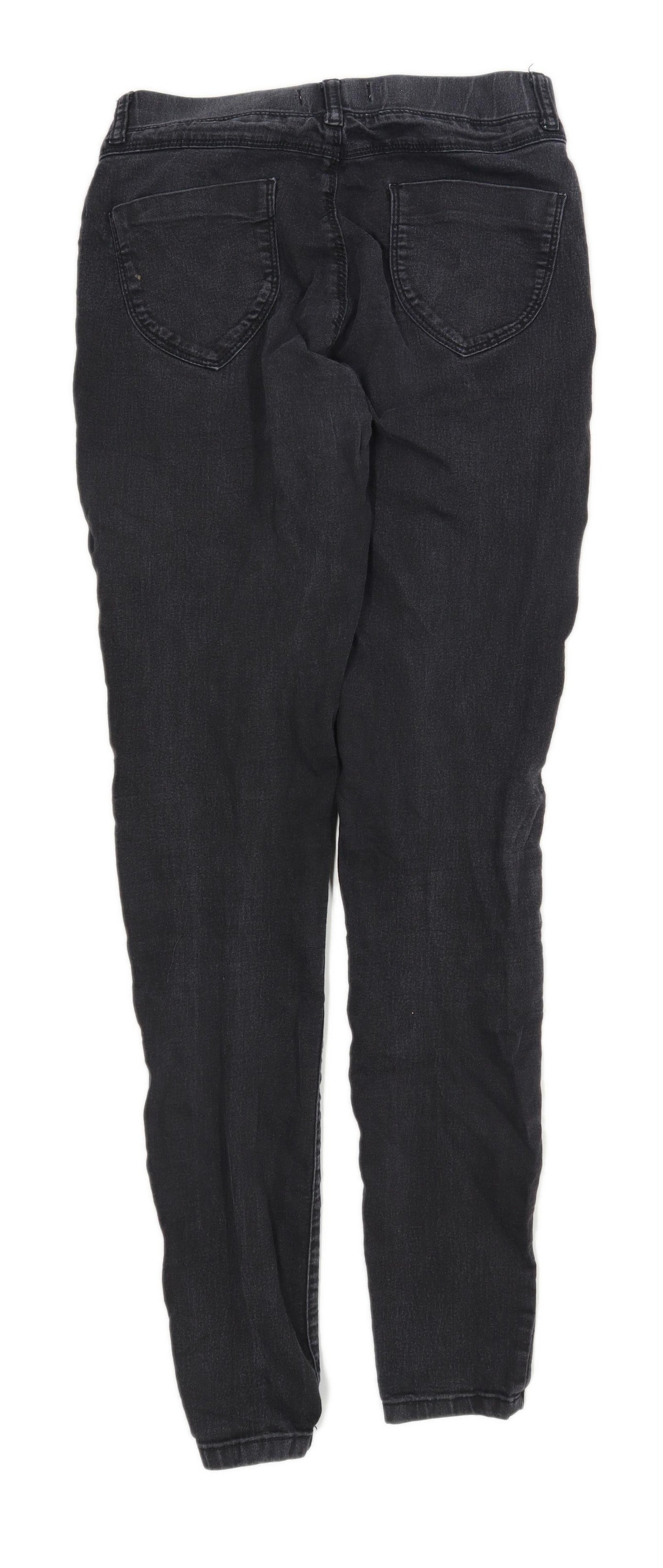 Womens Dorothy Perkins Black Denim Jeggings Size 6/L32