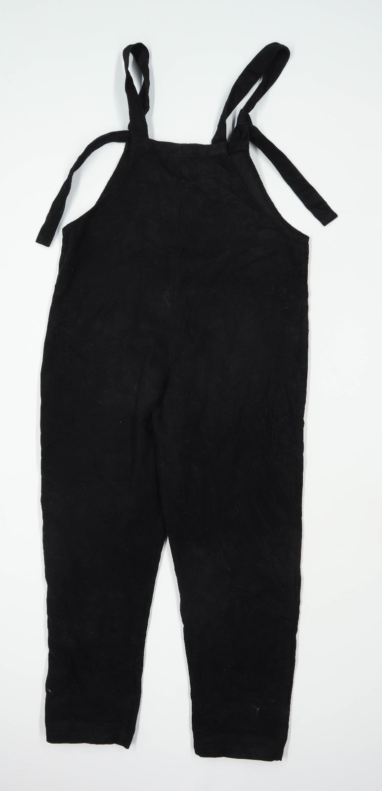 Womens Lucy & Yak Black Corduroy Dungarees Size W40/L26