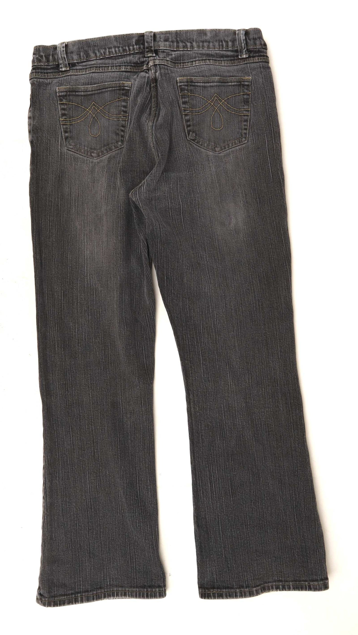 Womens Dorothy Perkins Grey Jeans Size 12/L28