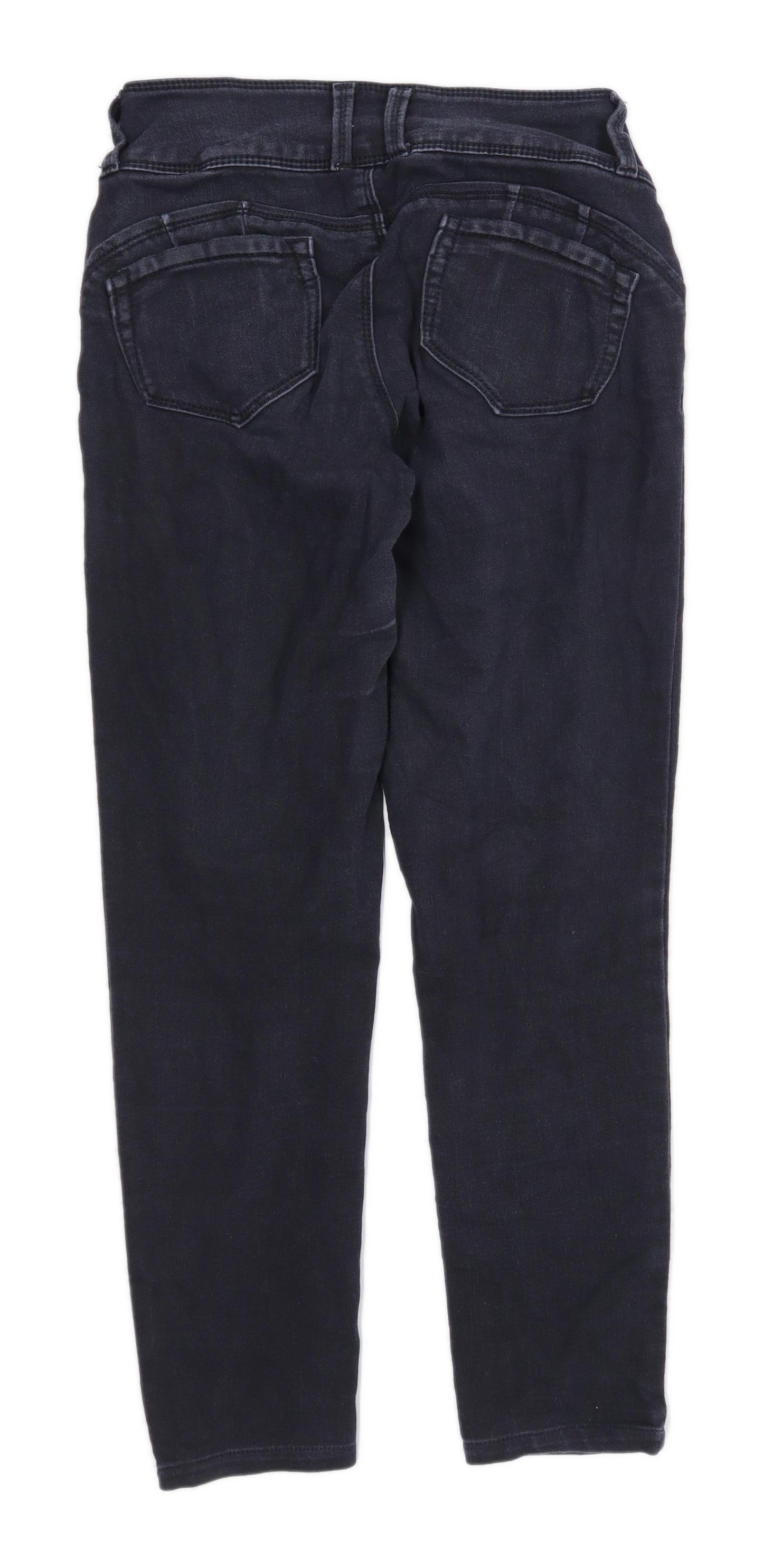 Womens Blue Spice Black Denim Jeans Size W26/L25