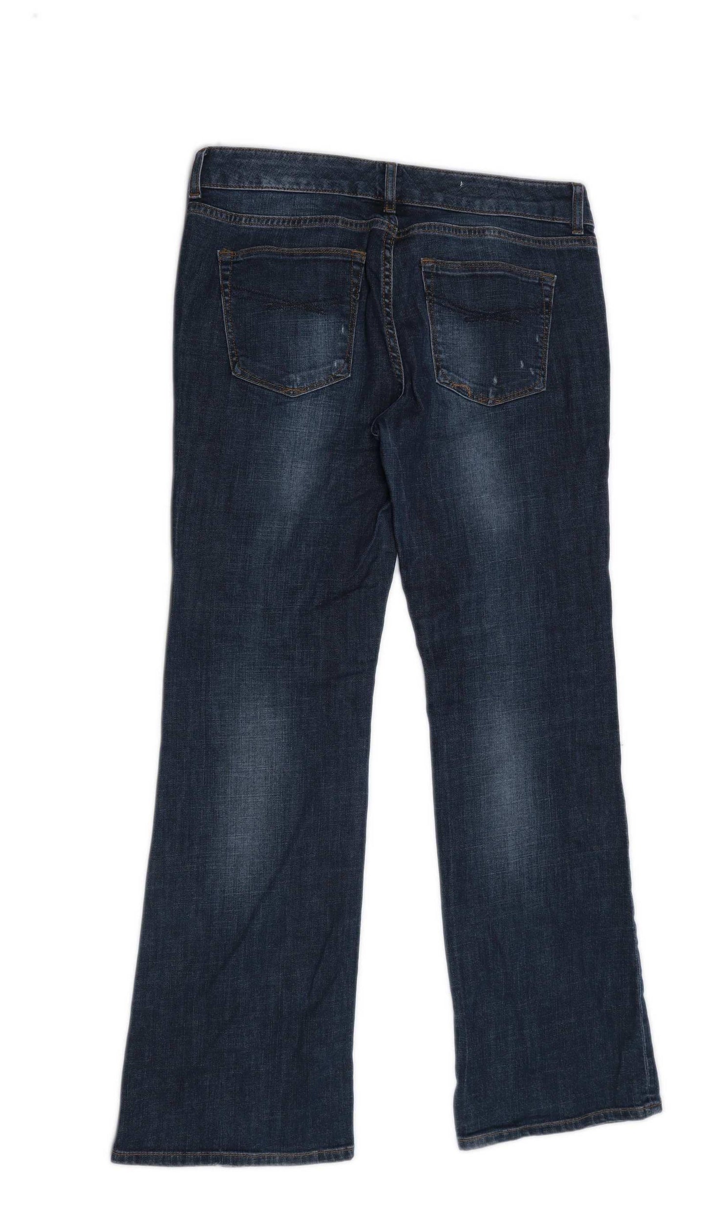 Womens Gap Blue Casual Denim Distressed Everyday Jeans Size 10/L30