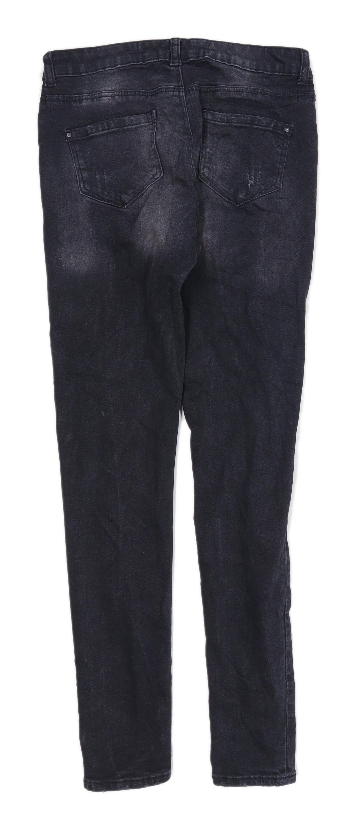 Womens Denim Co Black Denim Jeans Size 8/L30