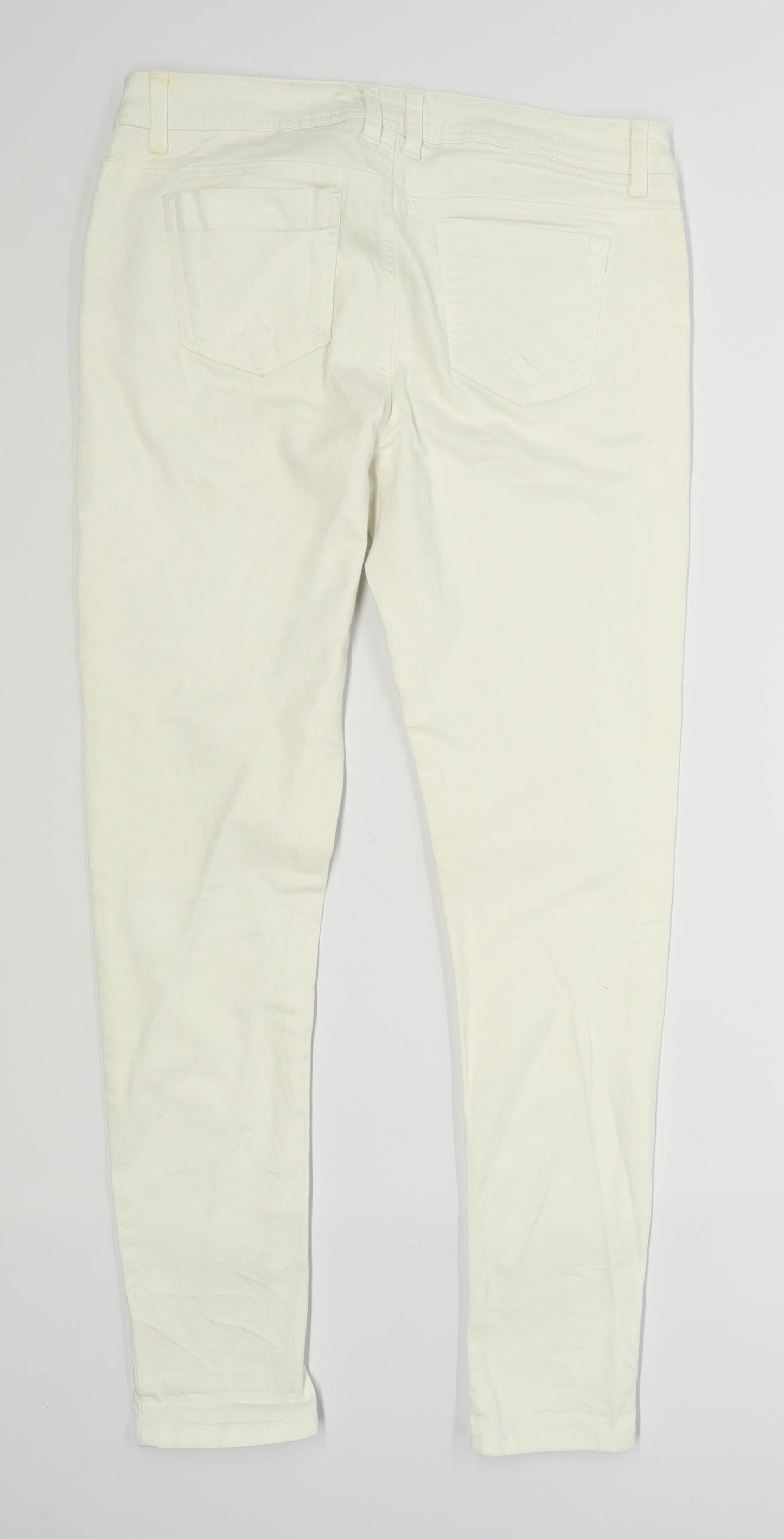 Womens Dorothy Perkins White Denim Jeans Size 12/L27