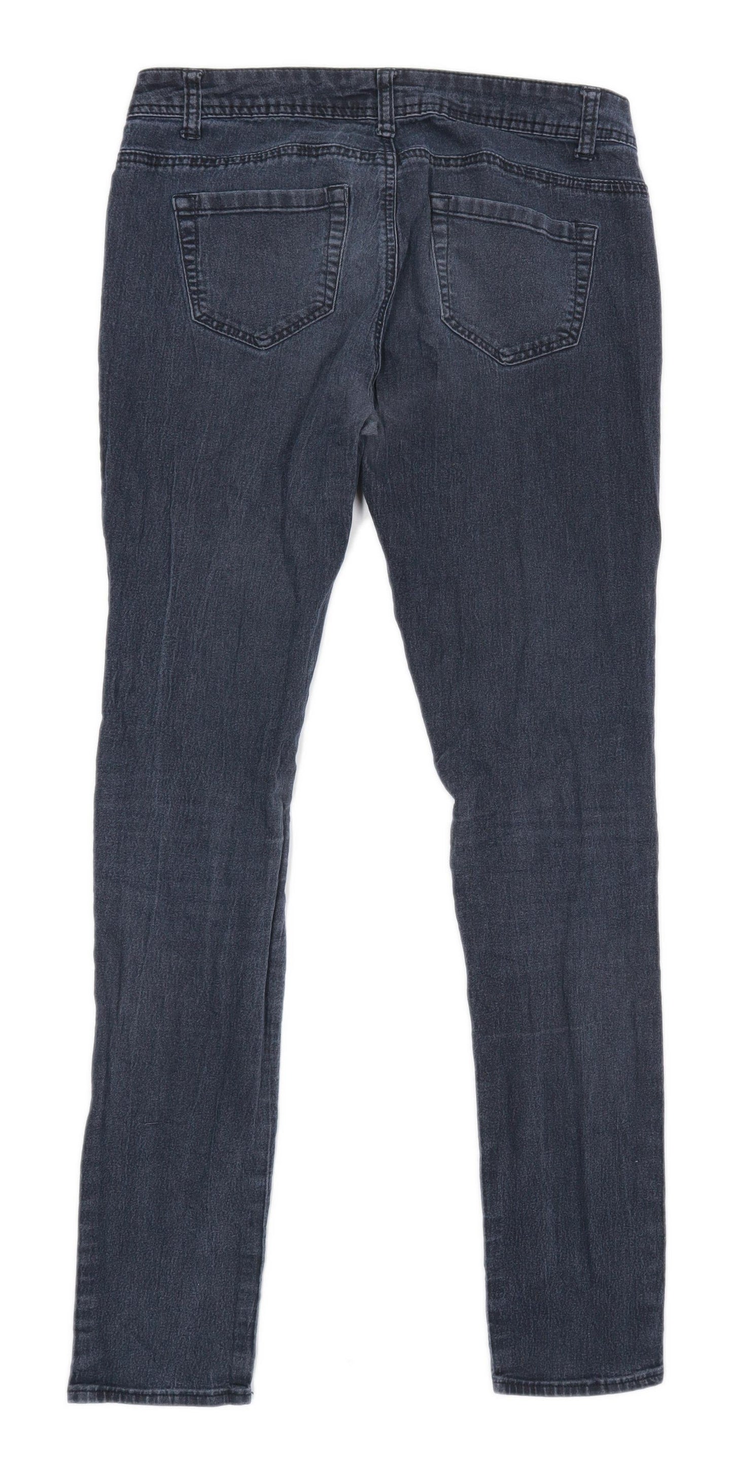 Womens Denim Co Black Denim Jeggings Size 12/L30