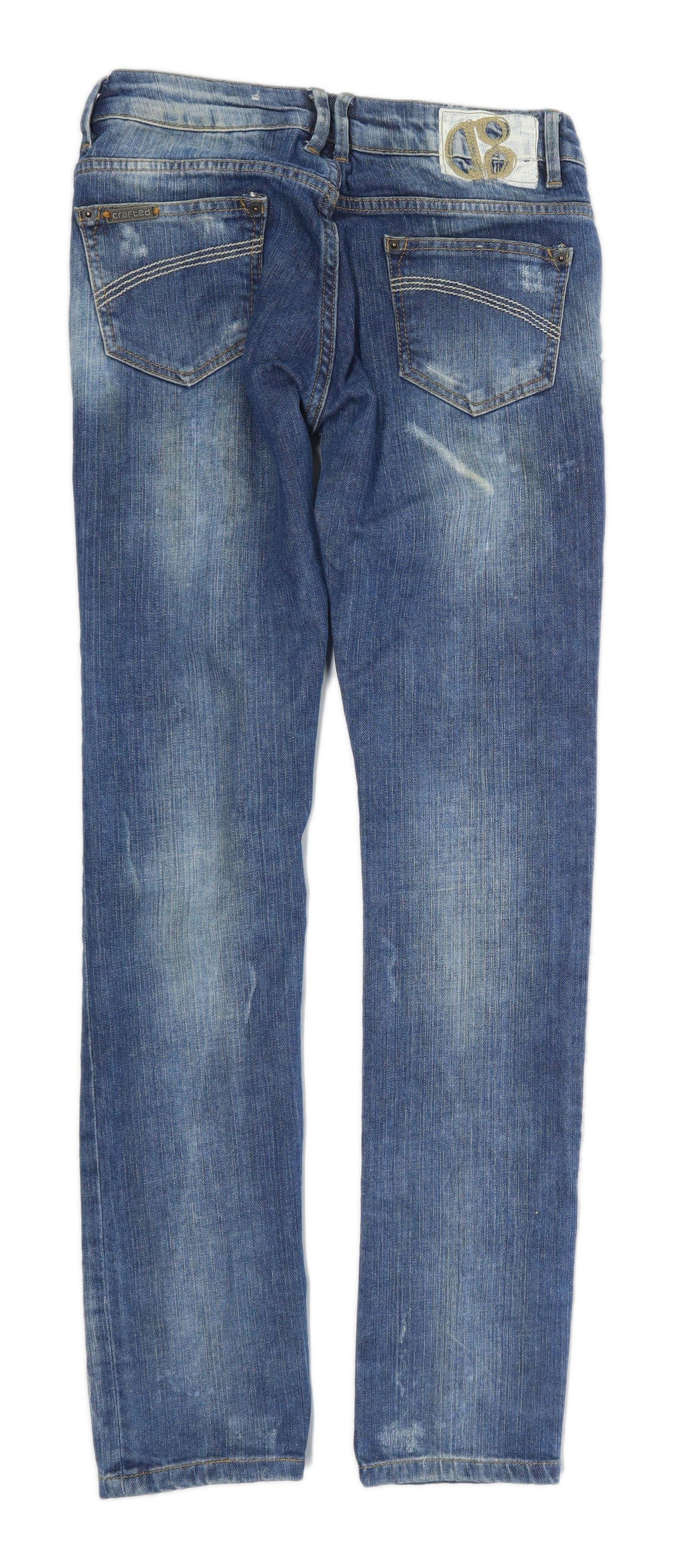 Womens Crafted Blue Denim Jeans Size 10/L29