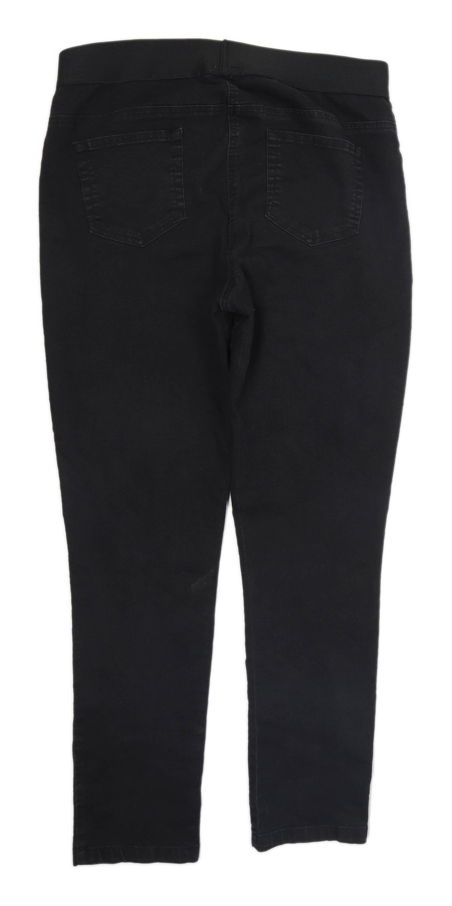 Womens Damart Black Cotton Blend Jeggings Size 18/L28