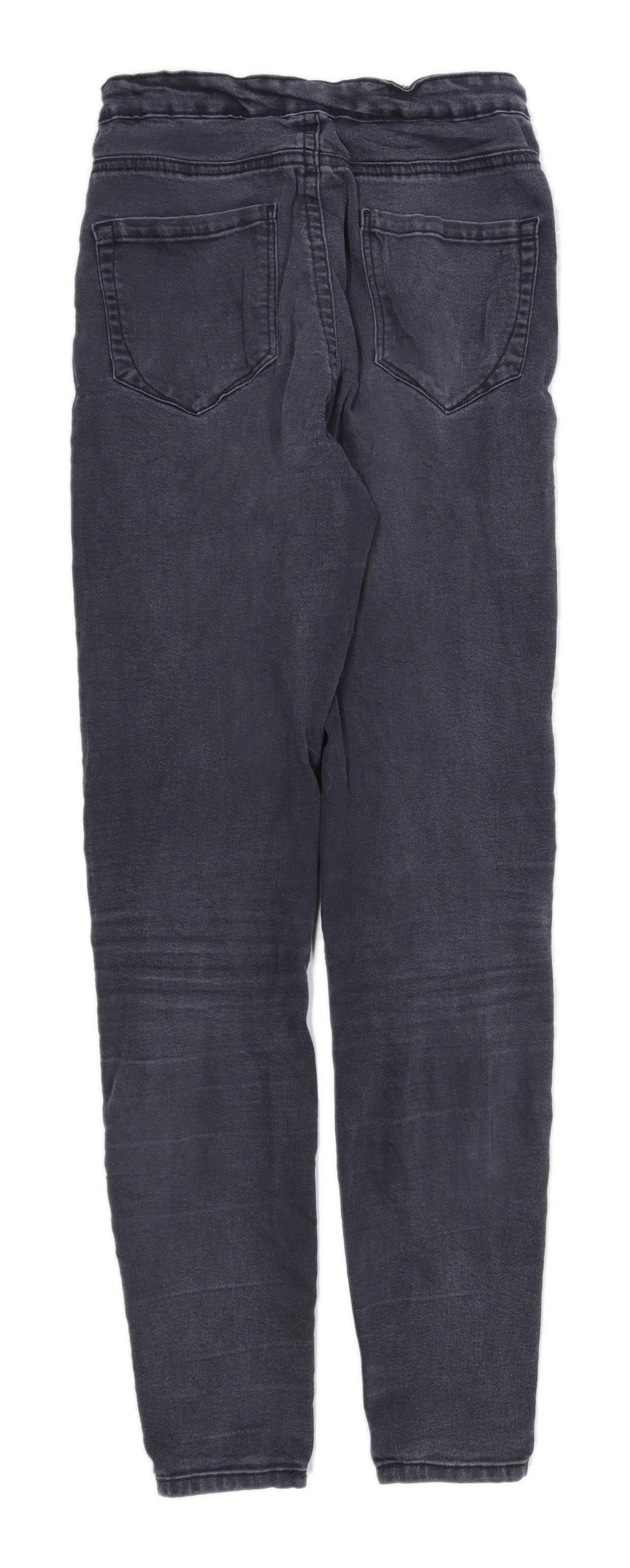 Womens Denim Co Black Denim Jeggings Size 10/L28