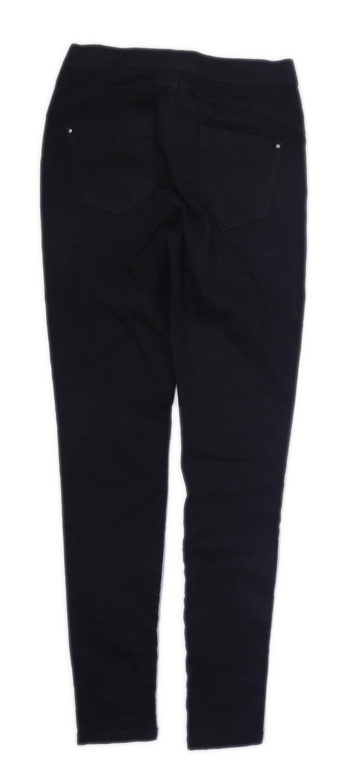 Womens Denim Co Black Denim Jeggings Size 8/L26