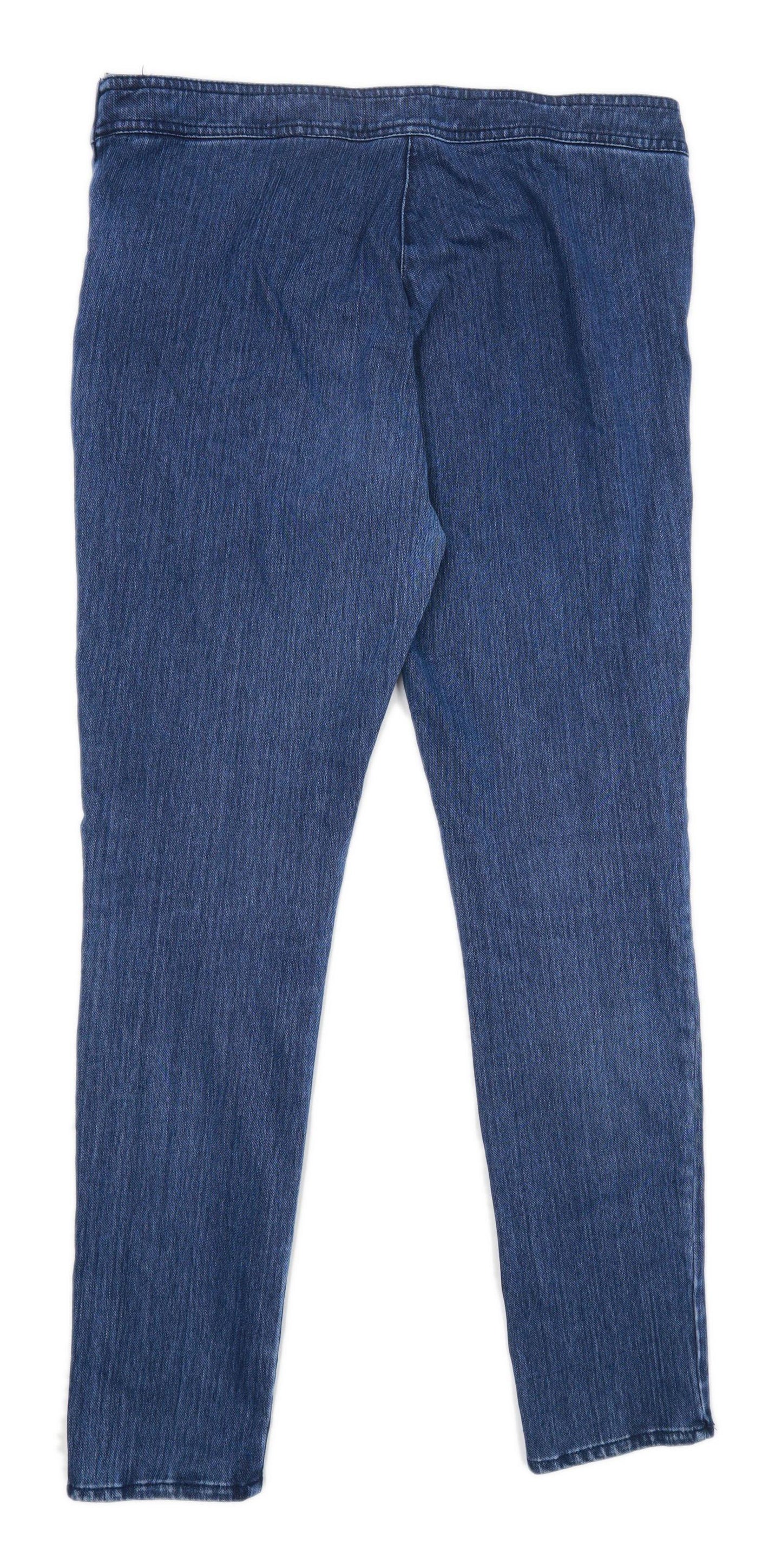 Womens FC Jeans Blue Cotton Blend Jeggings Size 16/L31