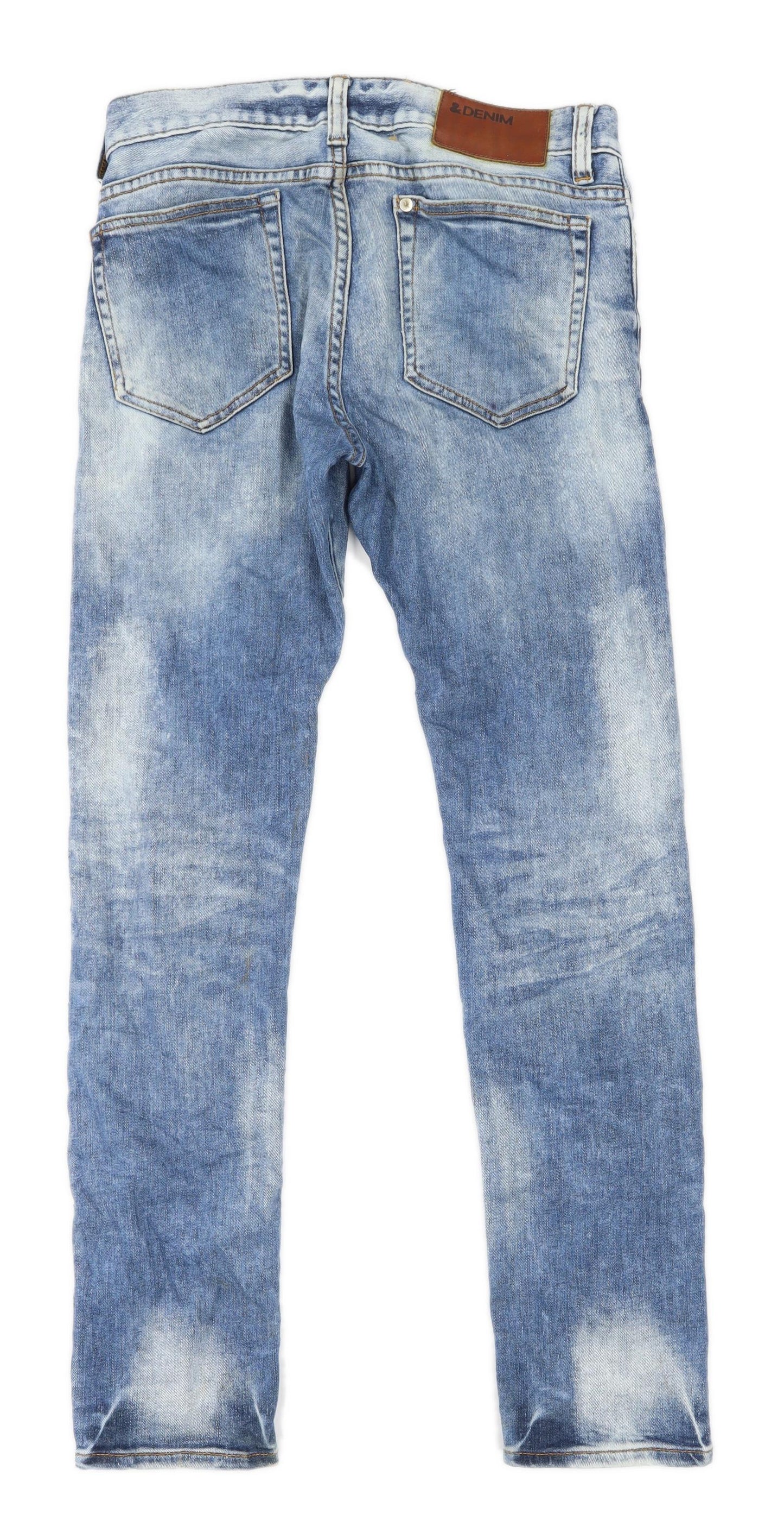 Womens Denim Co Blue Cotton Blend Jeans Size W28/L28