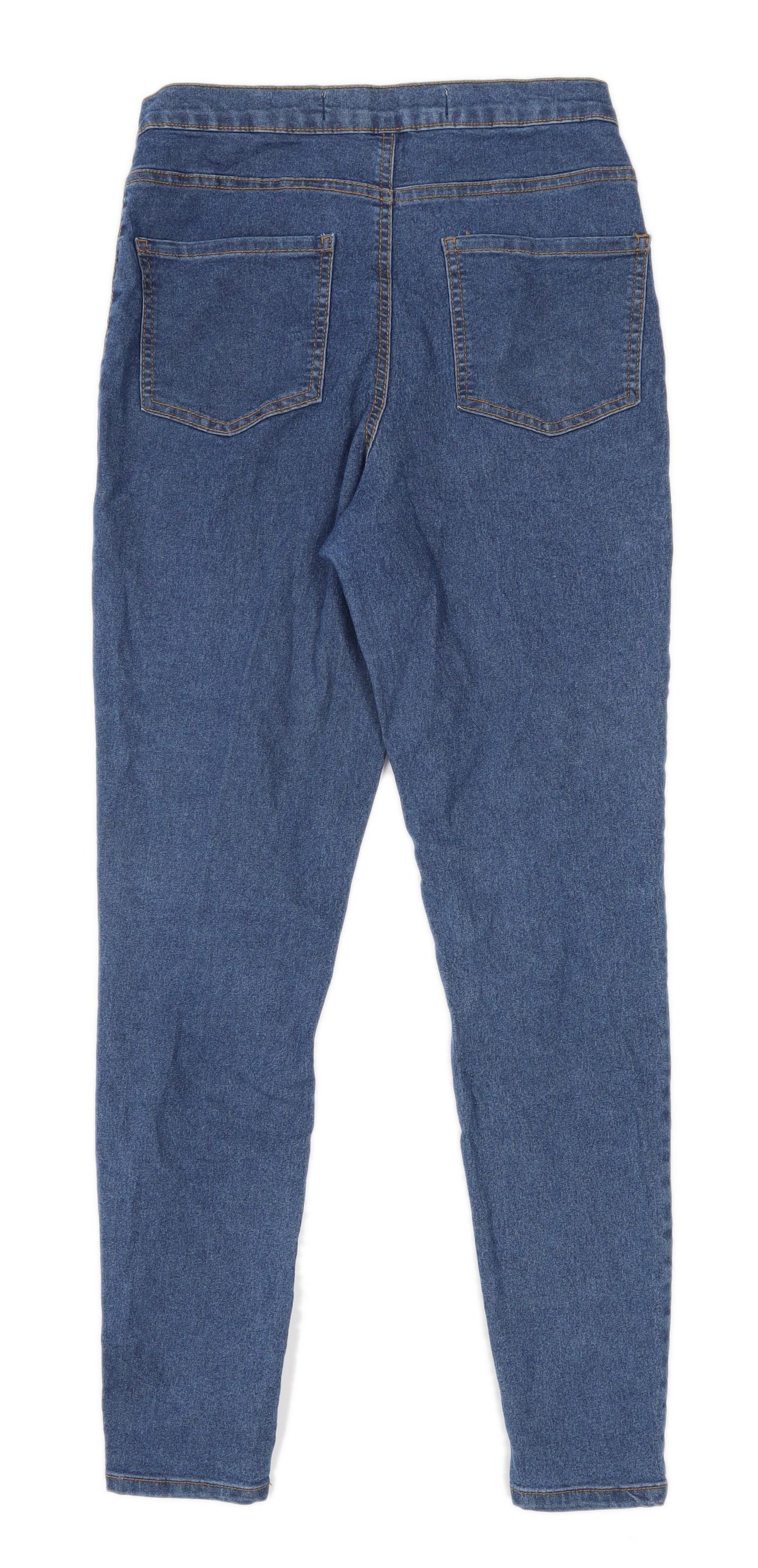 Womens Denim Co Blue Cotton Blend Jeans Size 12/L28