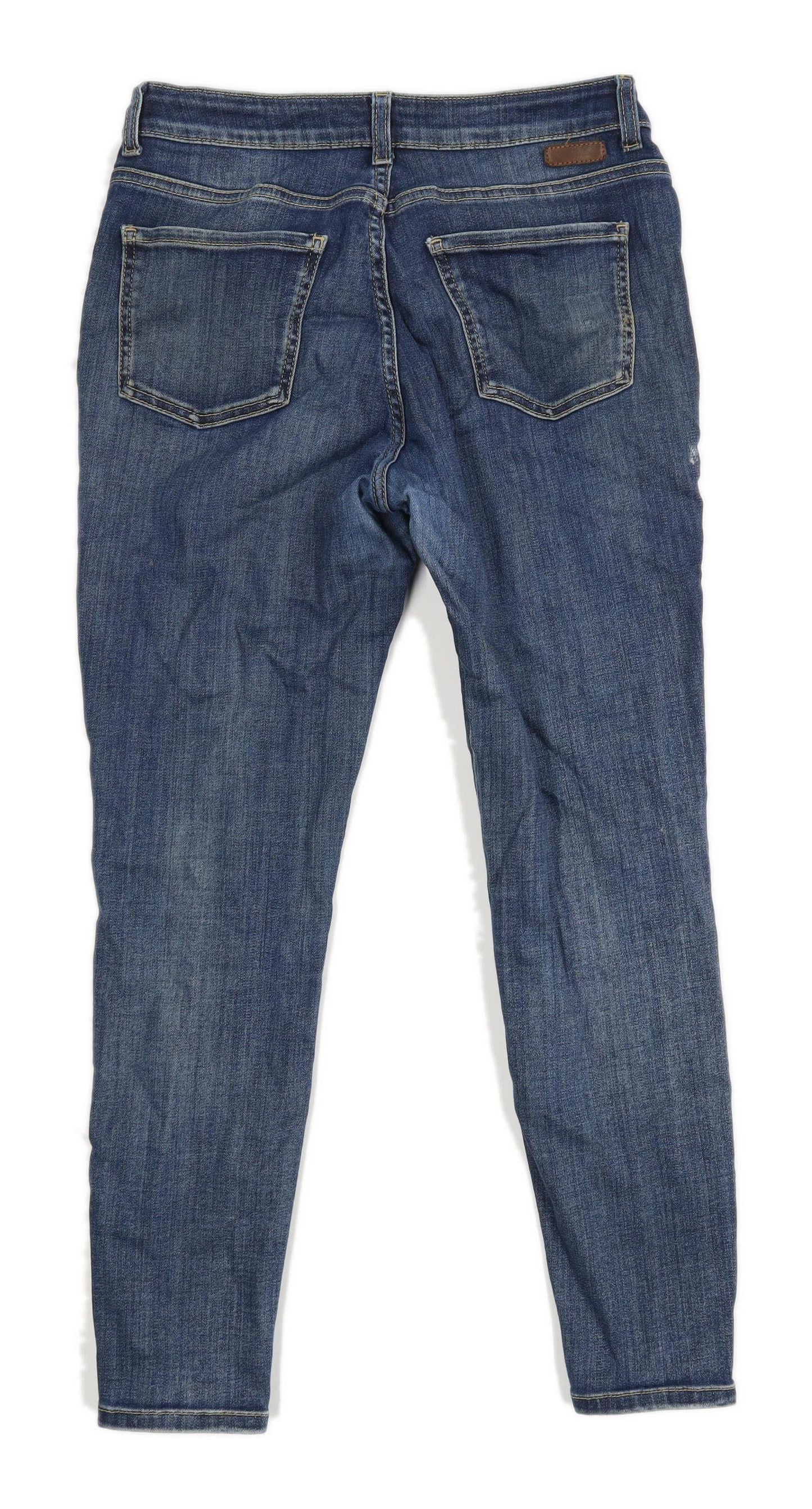 Womens Boden Blue Zip Bottoms Denim Jeans Size W28/L26