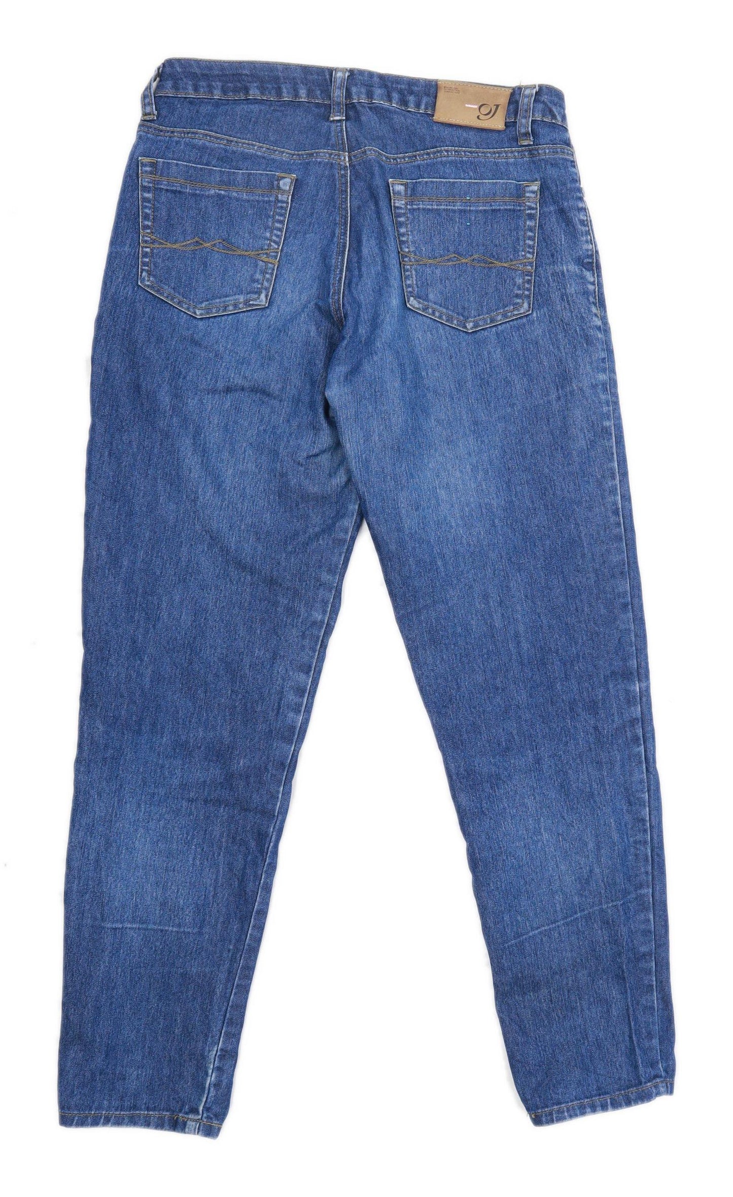 Womens Herbench Blue Cotton Blend Jeans Size W30/L27