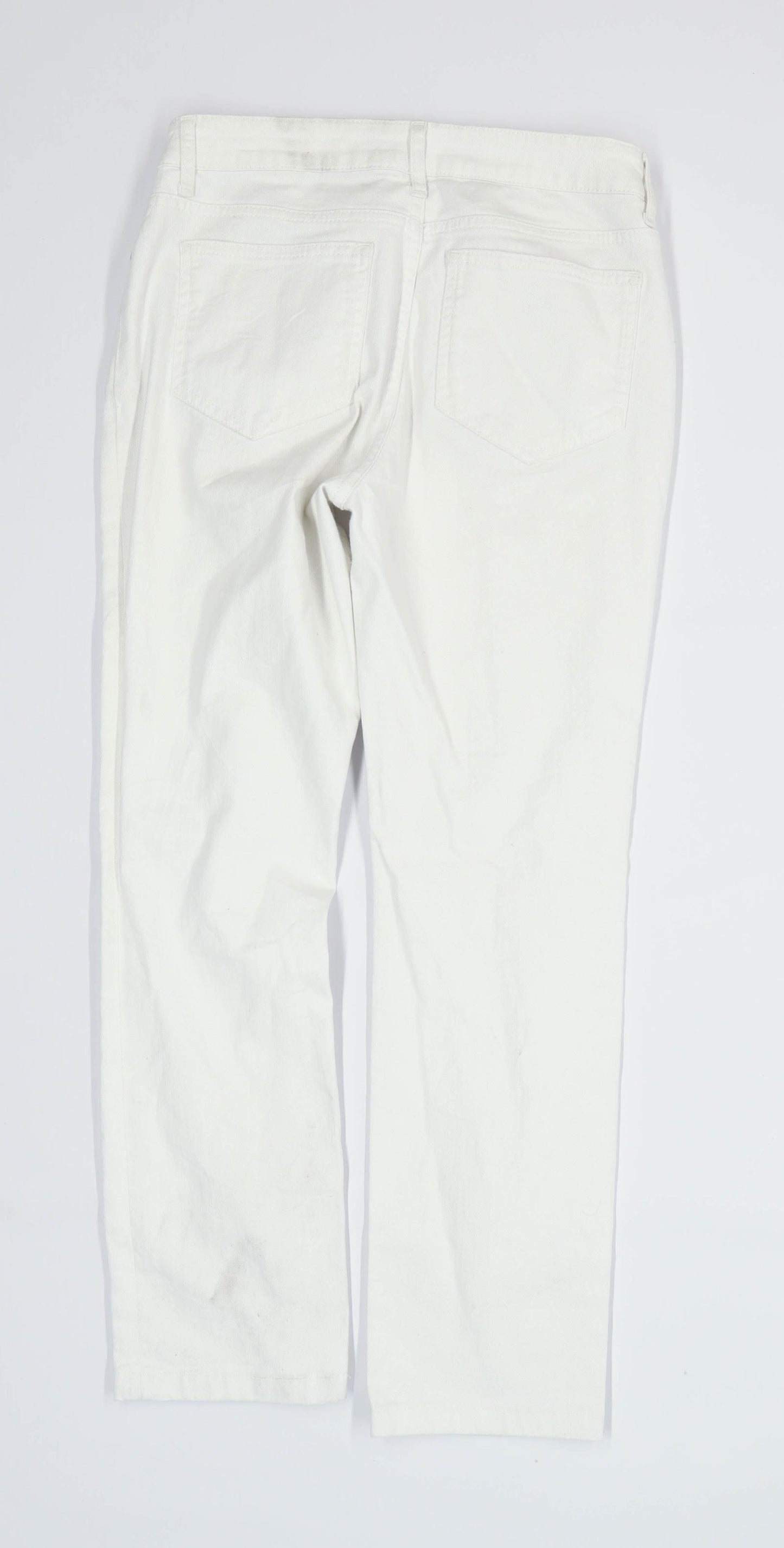 Womens Boden White Denim Jeans Size 8/L25