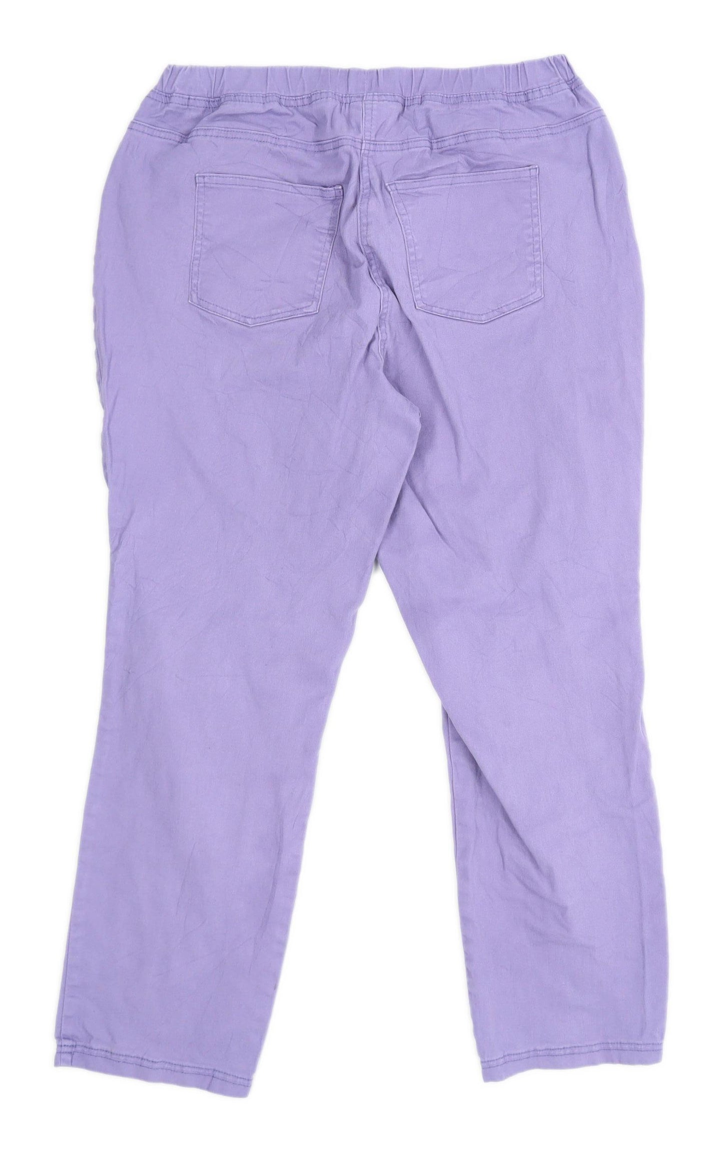 Womens Damart Purple Denim Jeans Size 18/L26