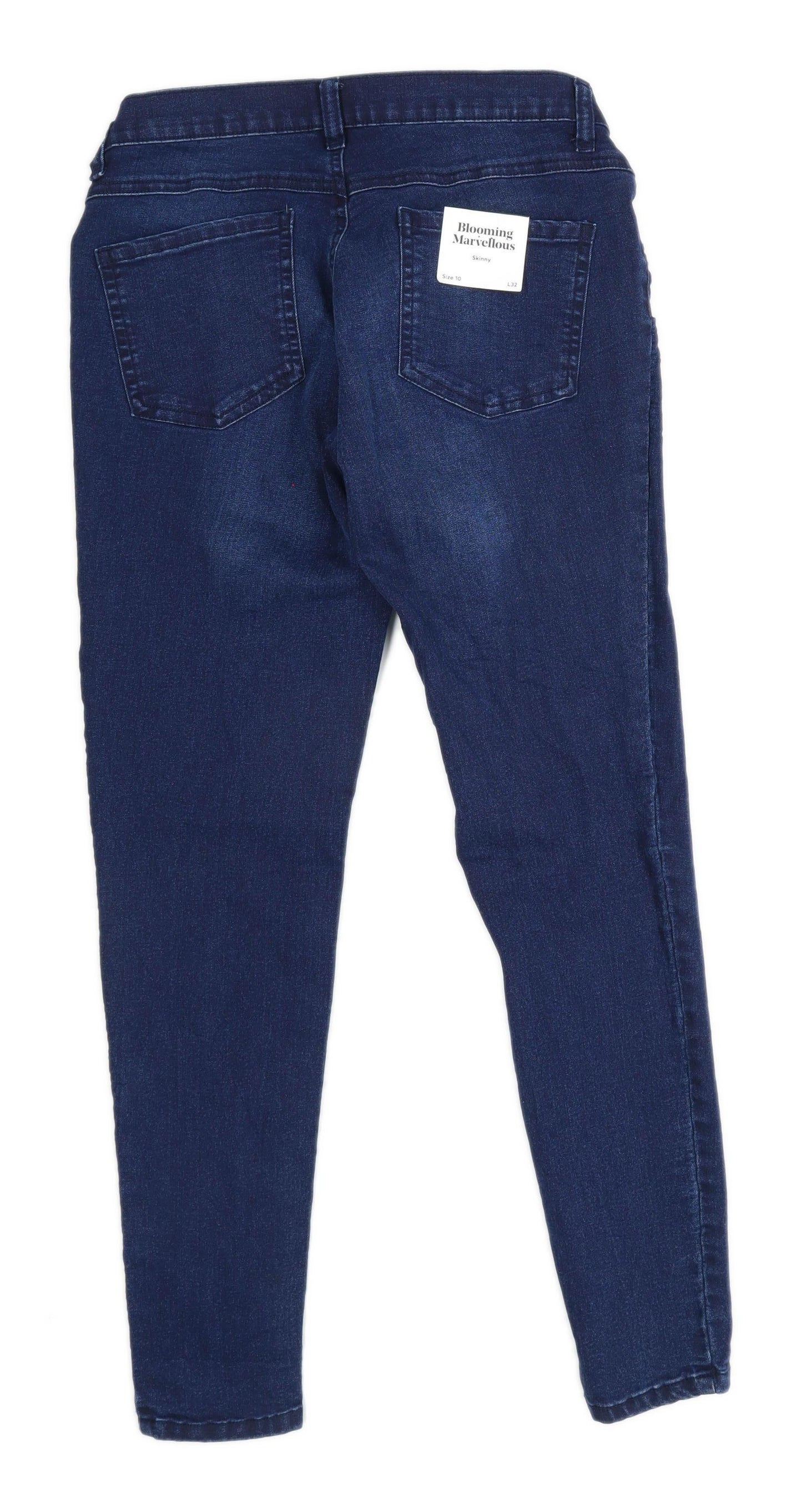 Womens Blooming Marvellous Blue Maternity Denim Jeans Size 10/L28