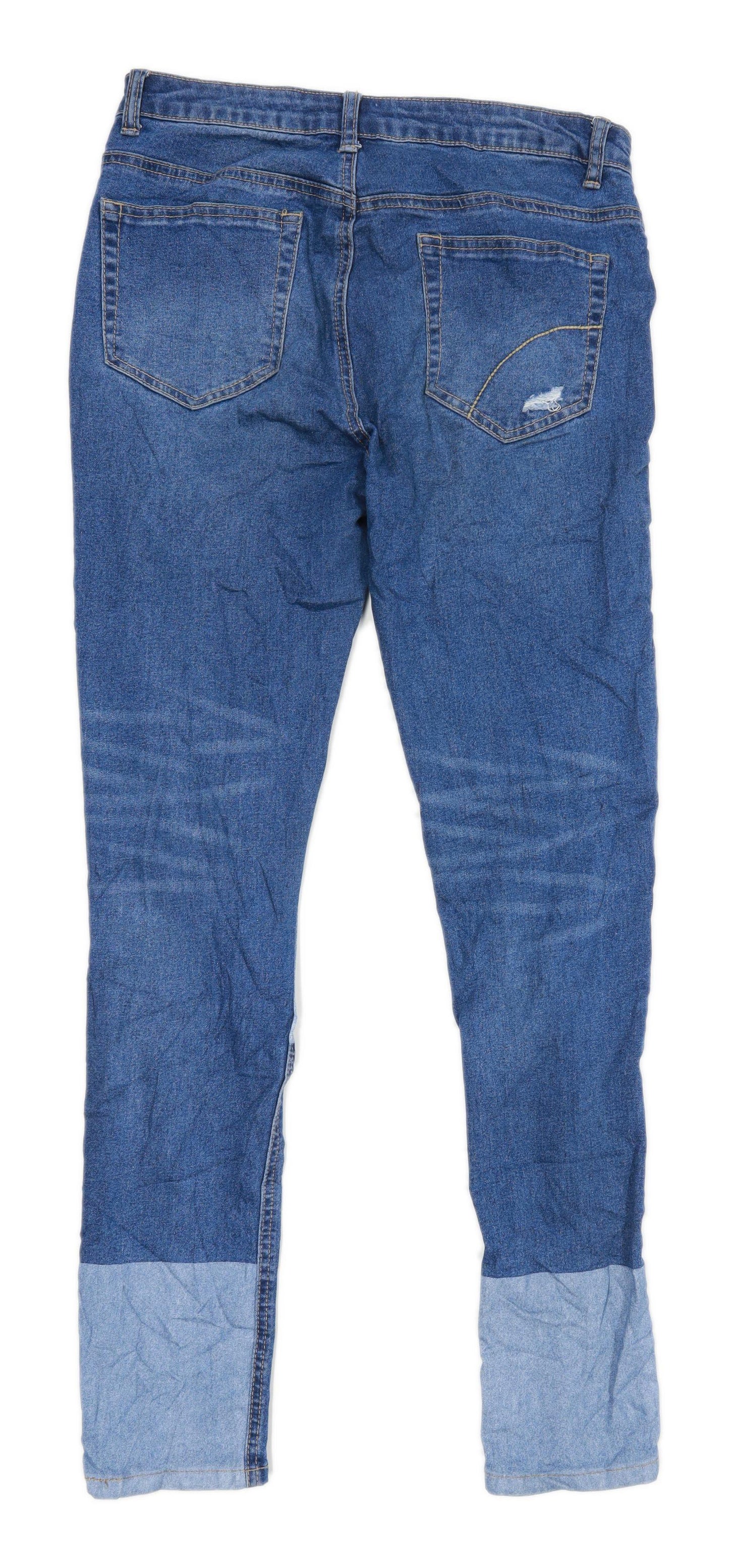 Womens Boohoo Blue Denim Jeans Size 10/L30