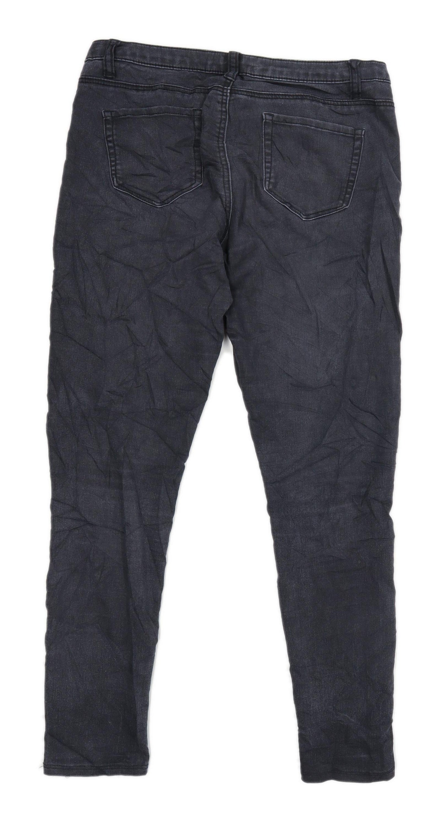 Womens Denim Co Black Denim Jeans Size 12/L28