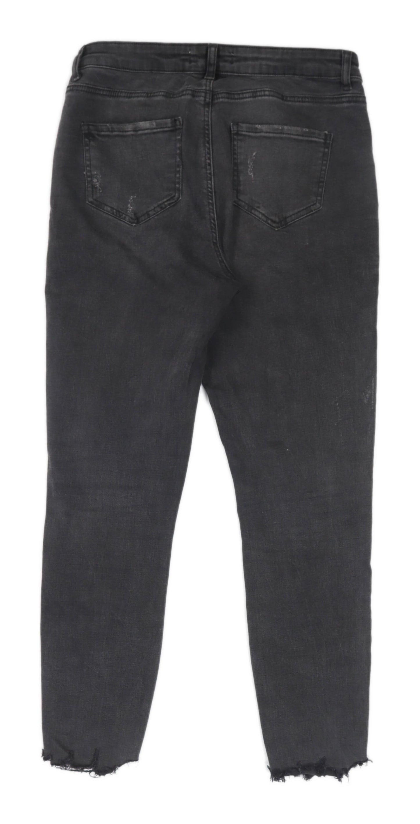 Womens Denim Co Black Denim Jeans Size 12/L25