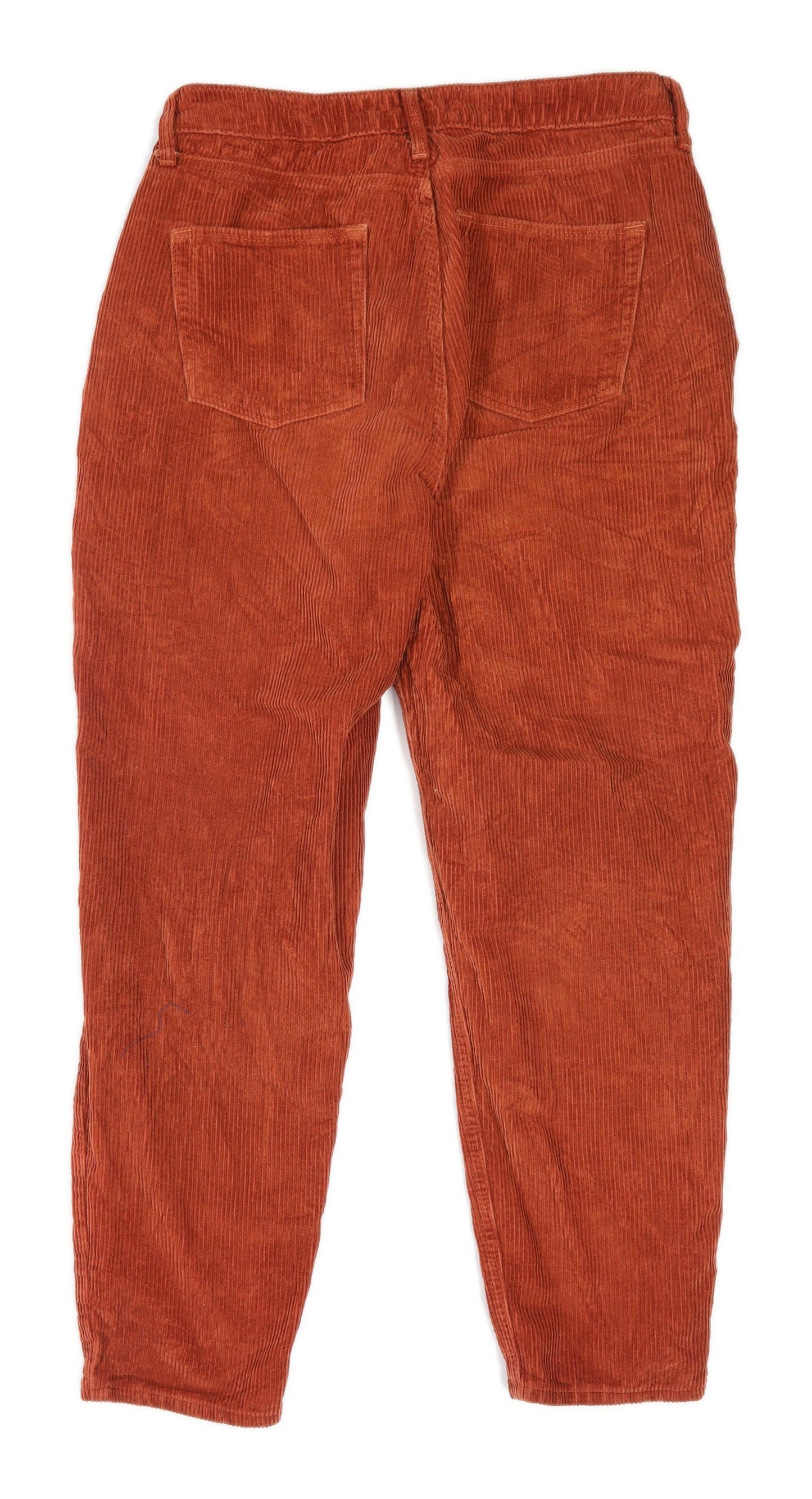 Womens Denim Co Orange Corduroy Jeans Size 12/L26