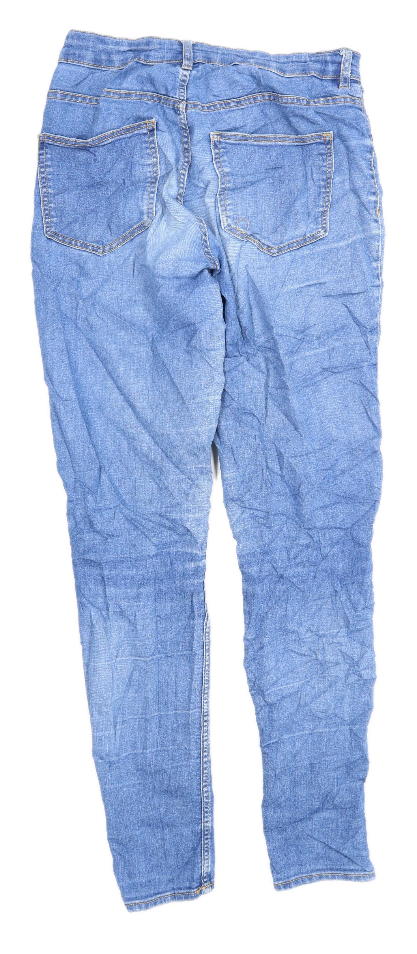 Womens Divided Blue Denim Jeans Size 12/L29