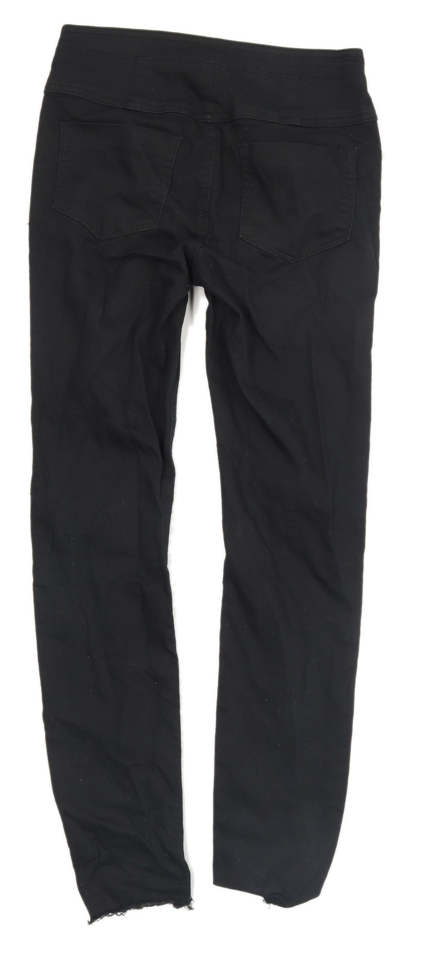 Womens Denim Co Black High Waisted Denim Jeans Size 6/L25