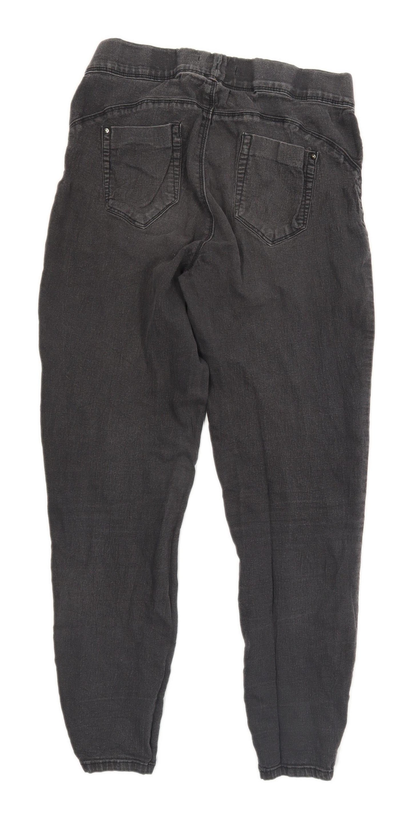 Womens Denim Co Black Denim Jeggings Size 14/L25