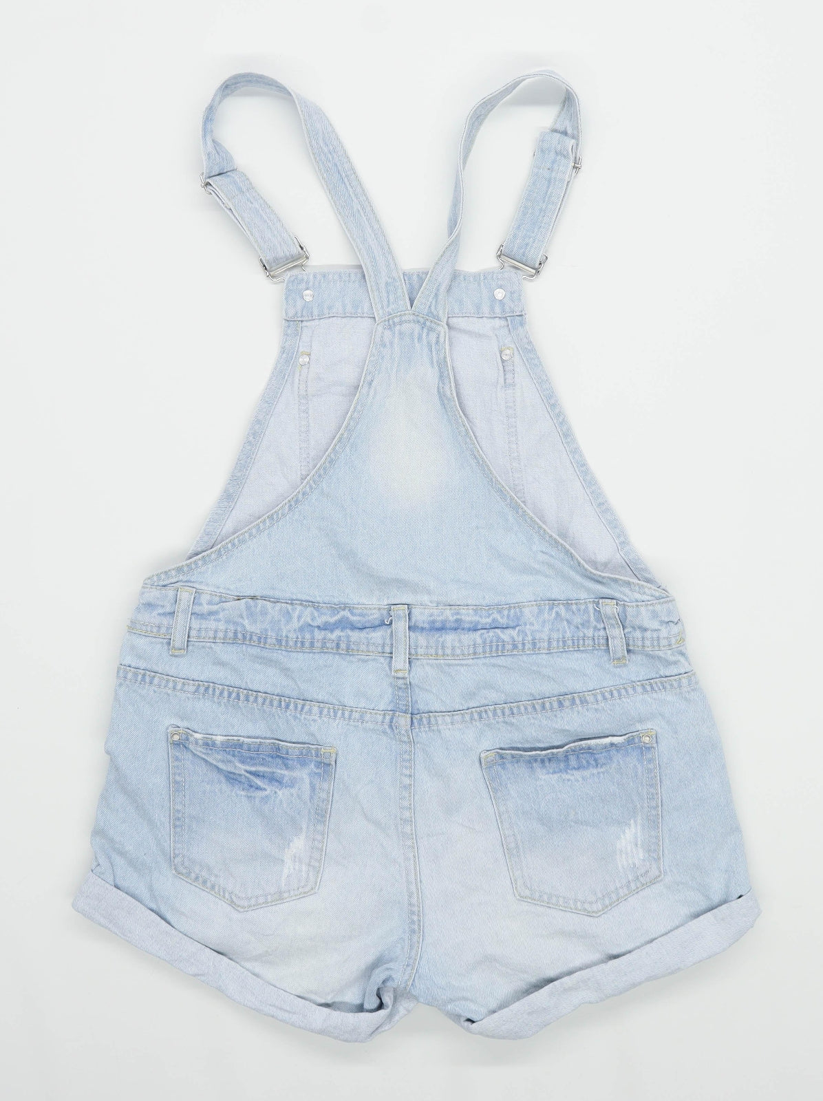 Womens Denim Co Blue Denim Dungarees Size 10/