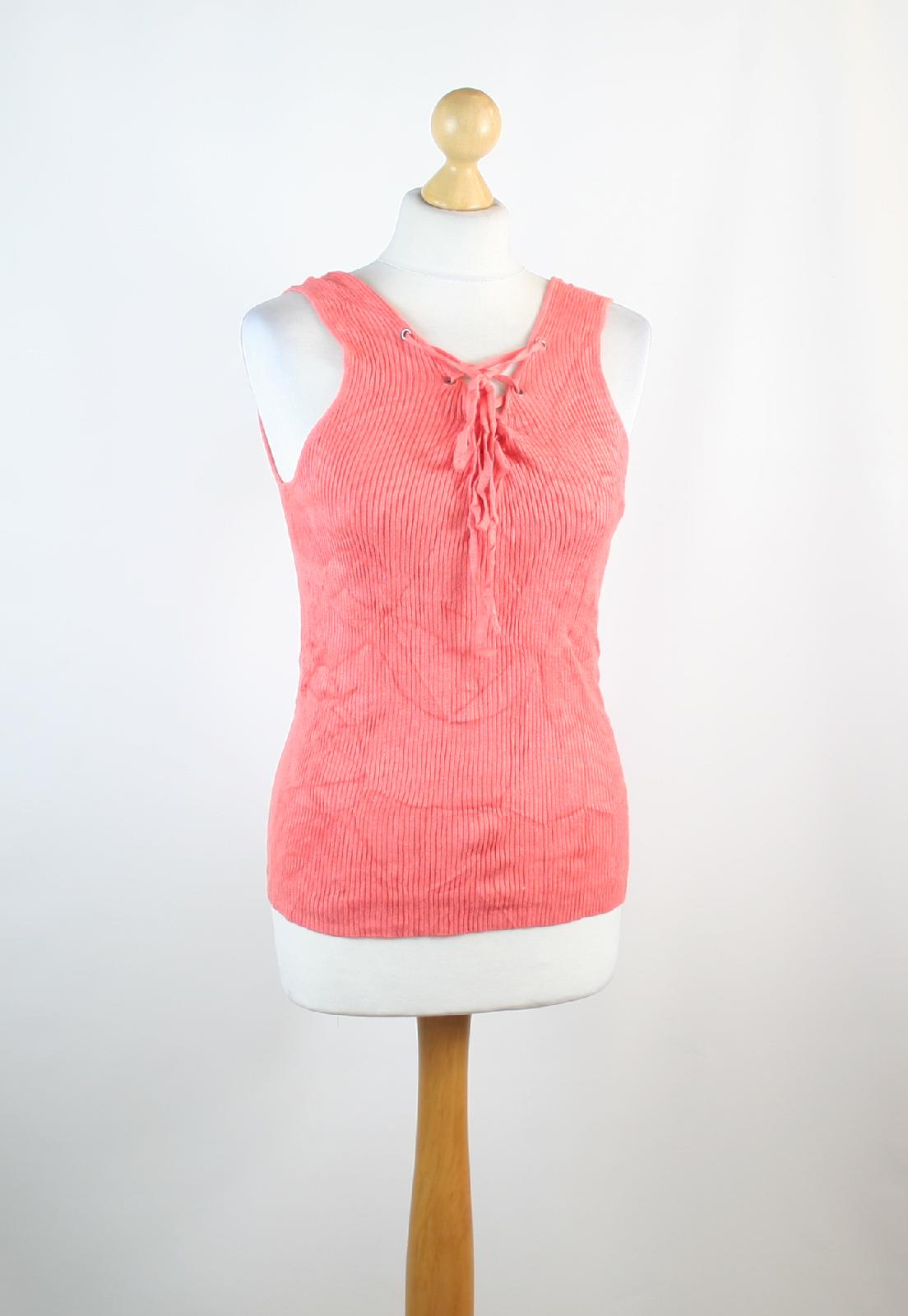 Atmosphere Orange Womens Vest Top Size 12 (Regular)