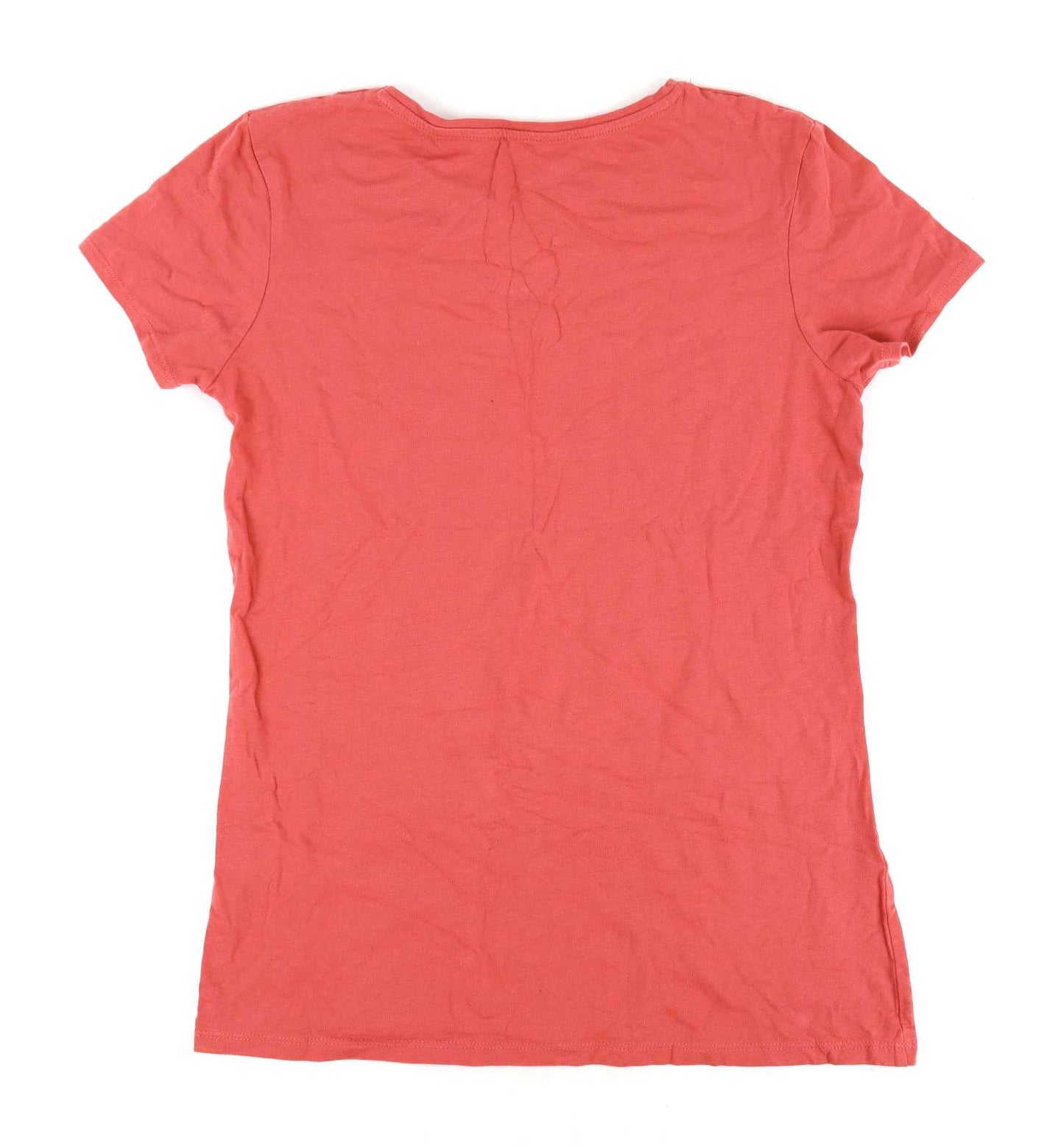 Atmosphere Womens Size 14 Cotton Blend Red Stretch T-Shirt (Regular)