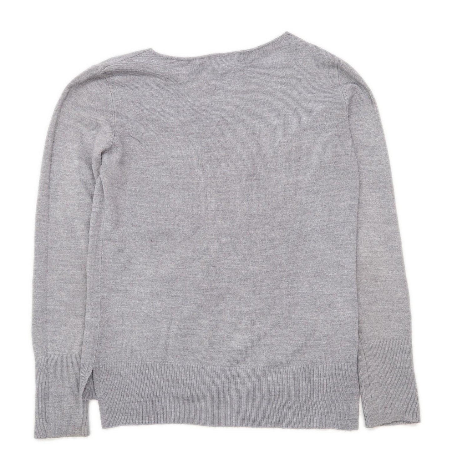 Atmosphere Womens Size 12 Grey Long Sleeve T-Shirt (Regular)