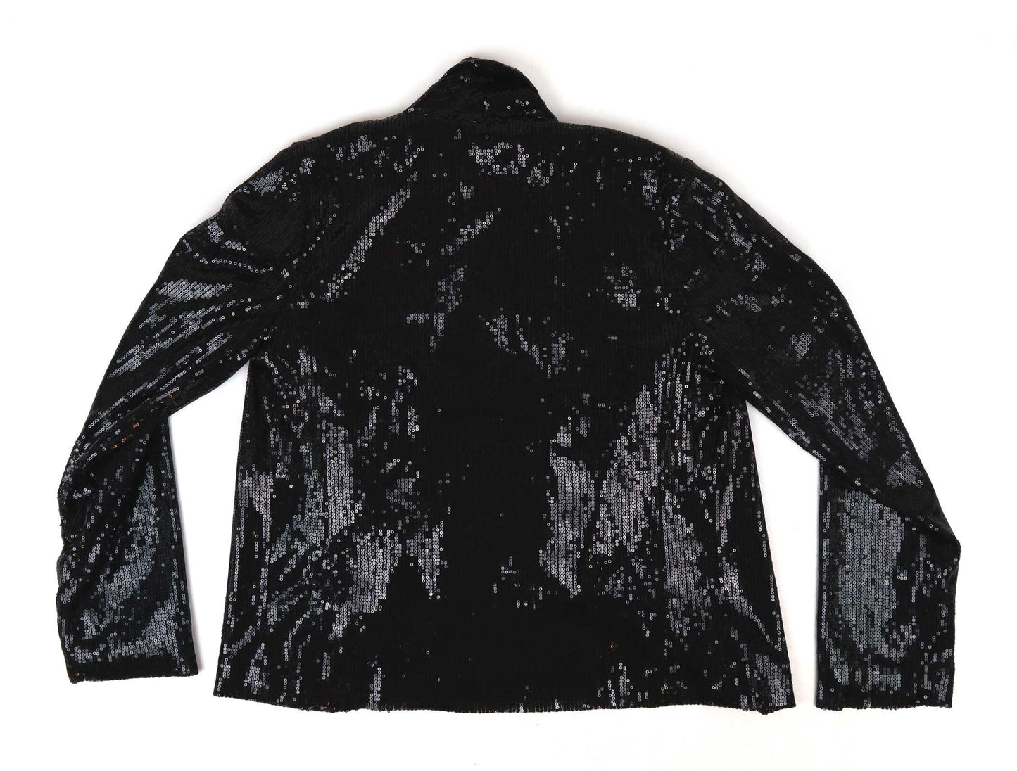 Atmosphere Black Womens Sequin Blazer Blazer Size 6 (Regular)