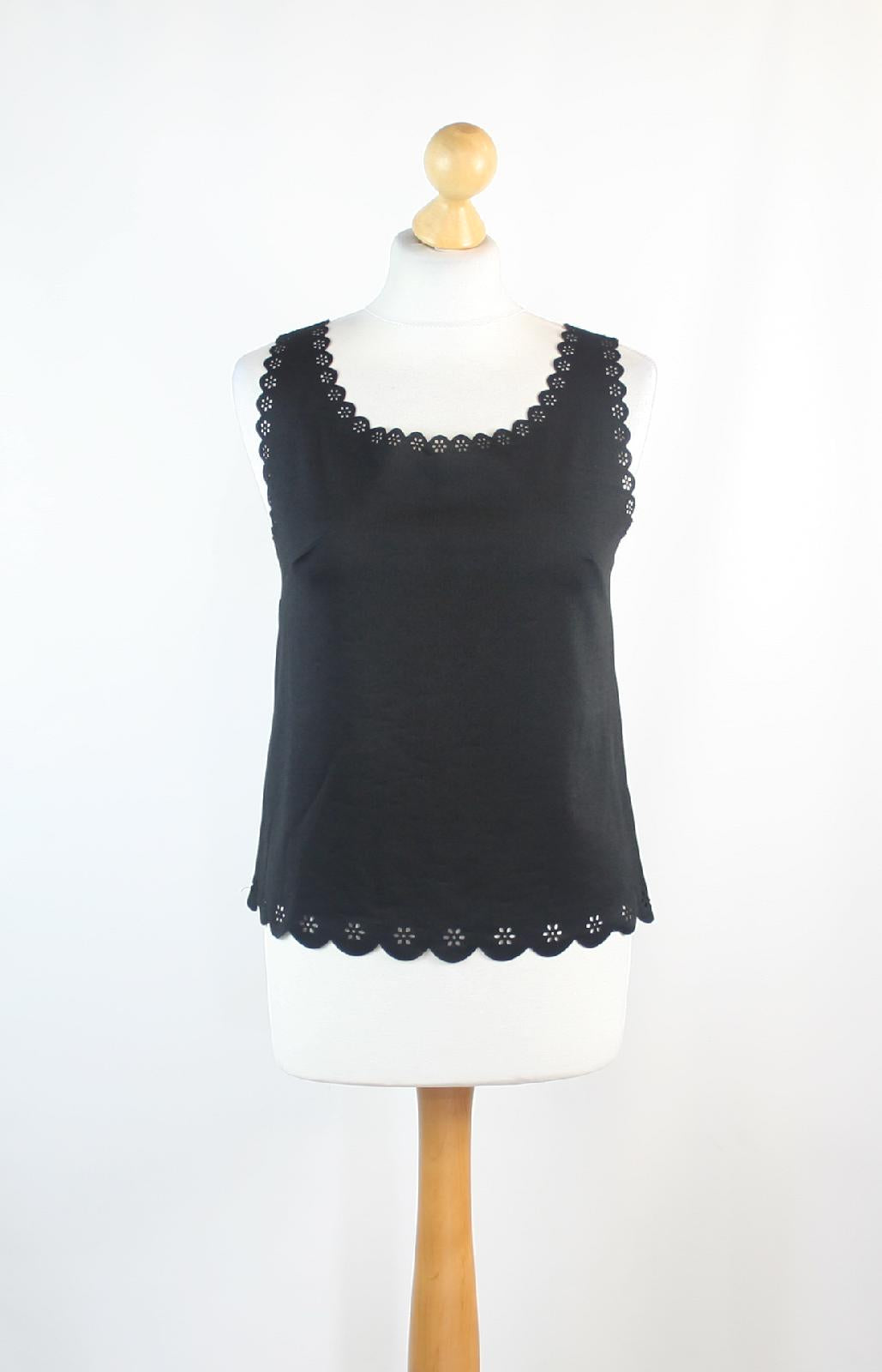 Atmosphere Black Womens Tank Top Size 12