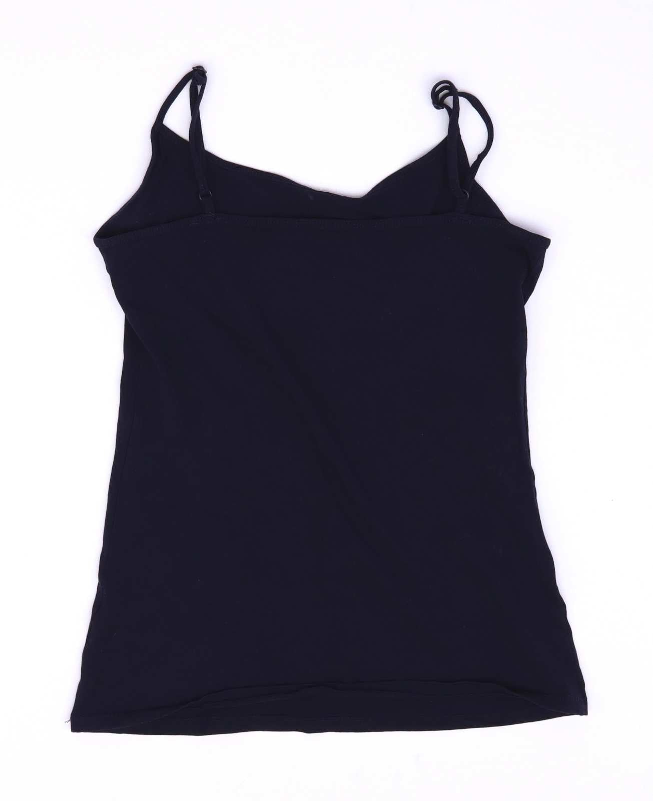 Atmosphere Womens Size 12 Cotton Blend Strappy Blue Camisole (Regular)