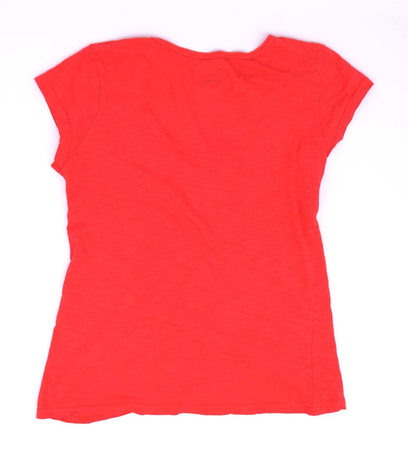 Atmosphere Womens Size 14 Cotton Orange T-Shirt (Regular)