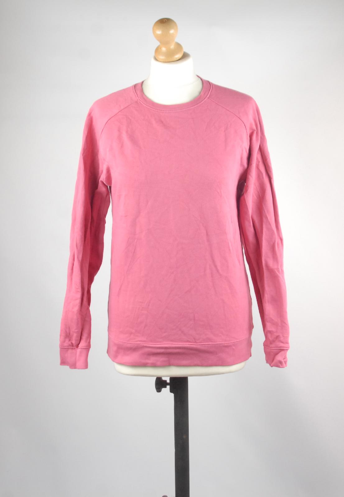 Asos Pink Cotton Womens Sweatshirt Size XS (Regular)