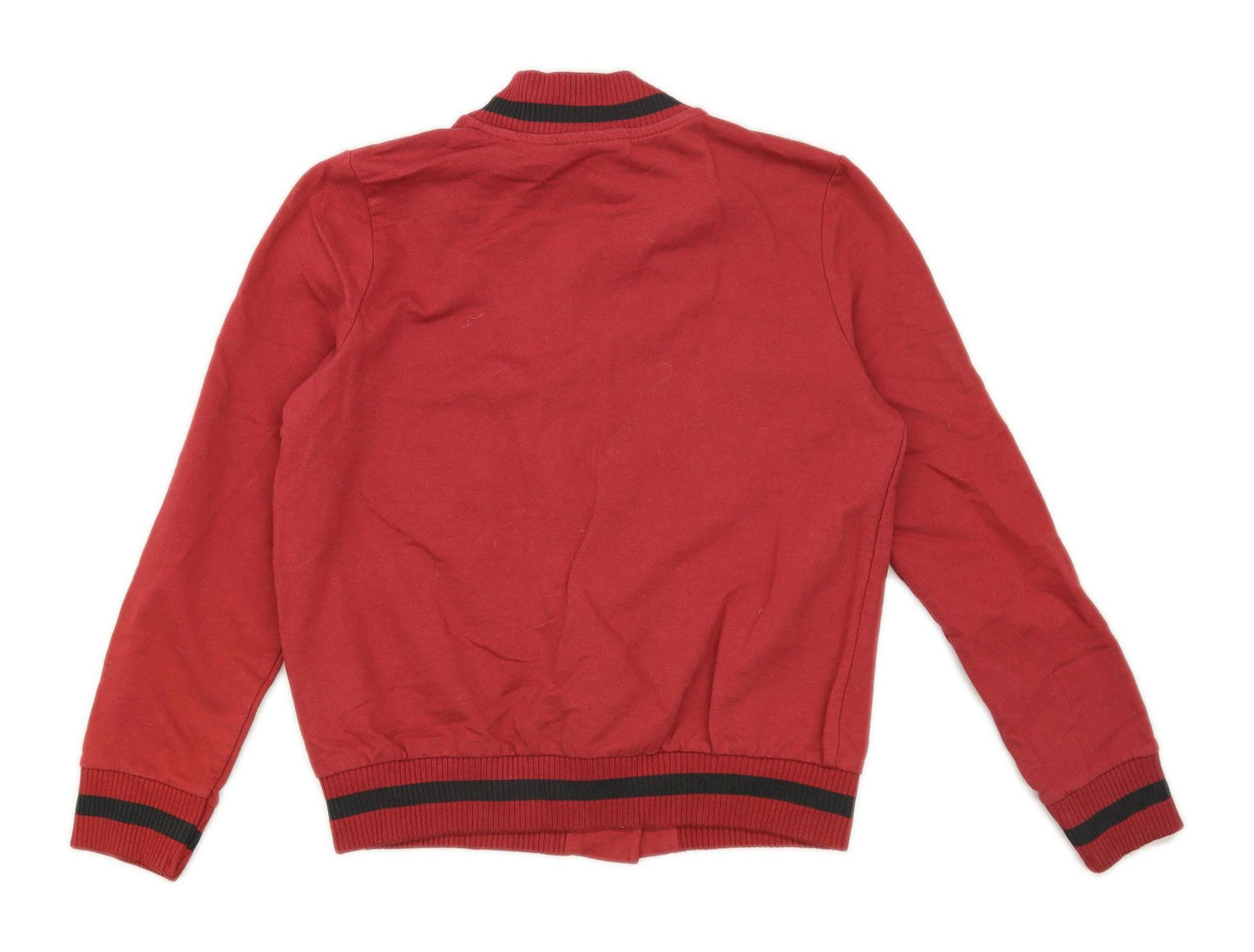 Atmosphere Womens Size 10 Cotton Burgundy Lightweight Button Down Harry Potter Sweatshirt (Regular)