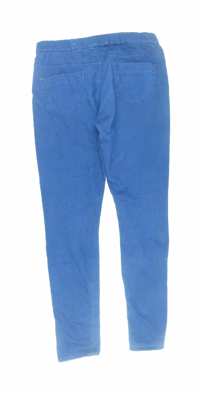 Womens Denim Co Blue Jeggings Size 14/L29