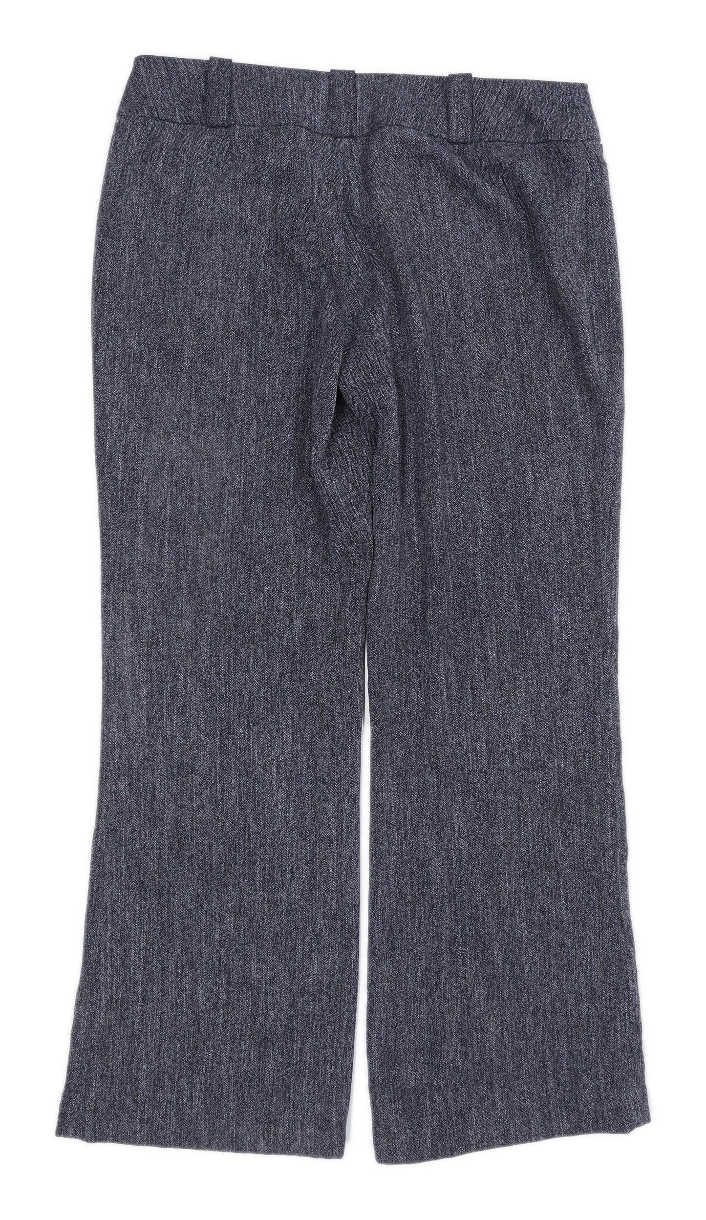 Womens Dorothy Perkins Grey Trousers Size 12/L27