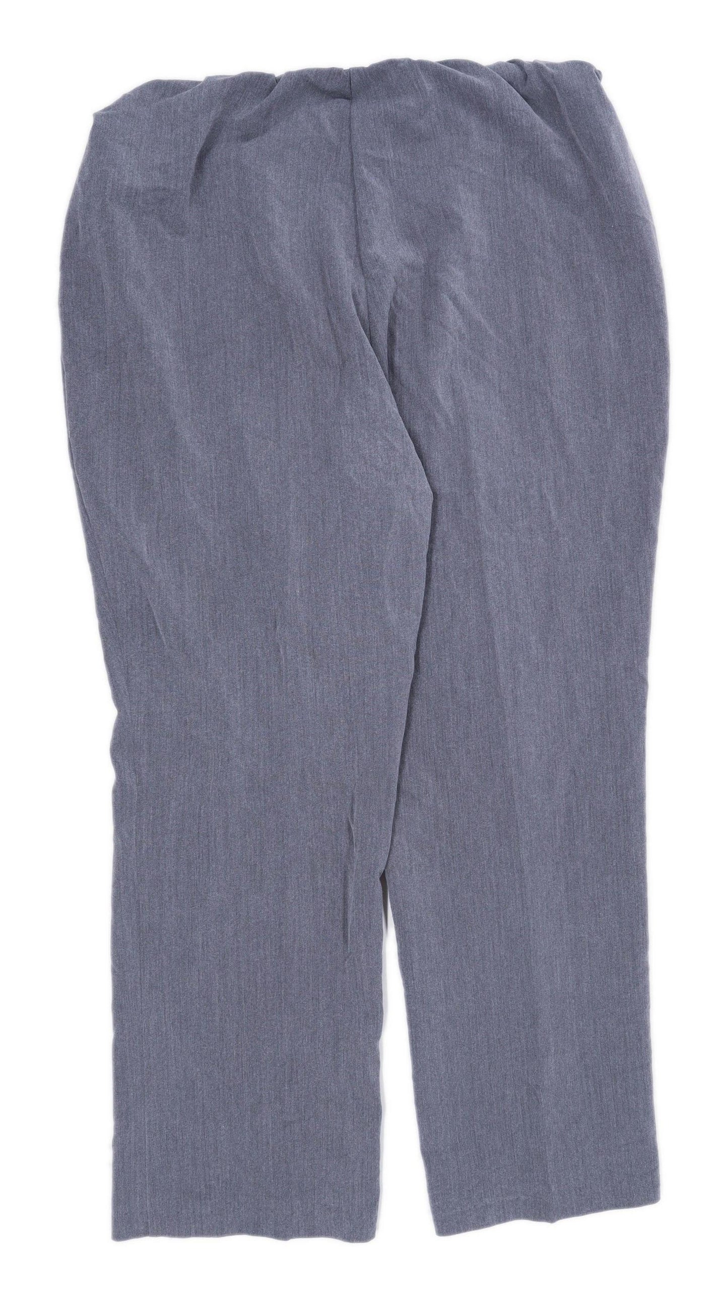 Womens Bonmarche Grey Trousers Size 16/L28