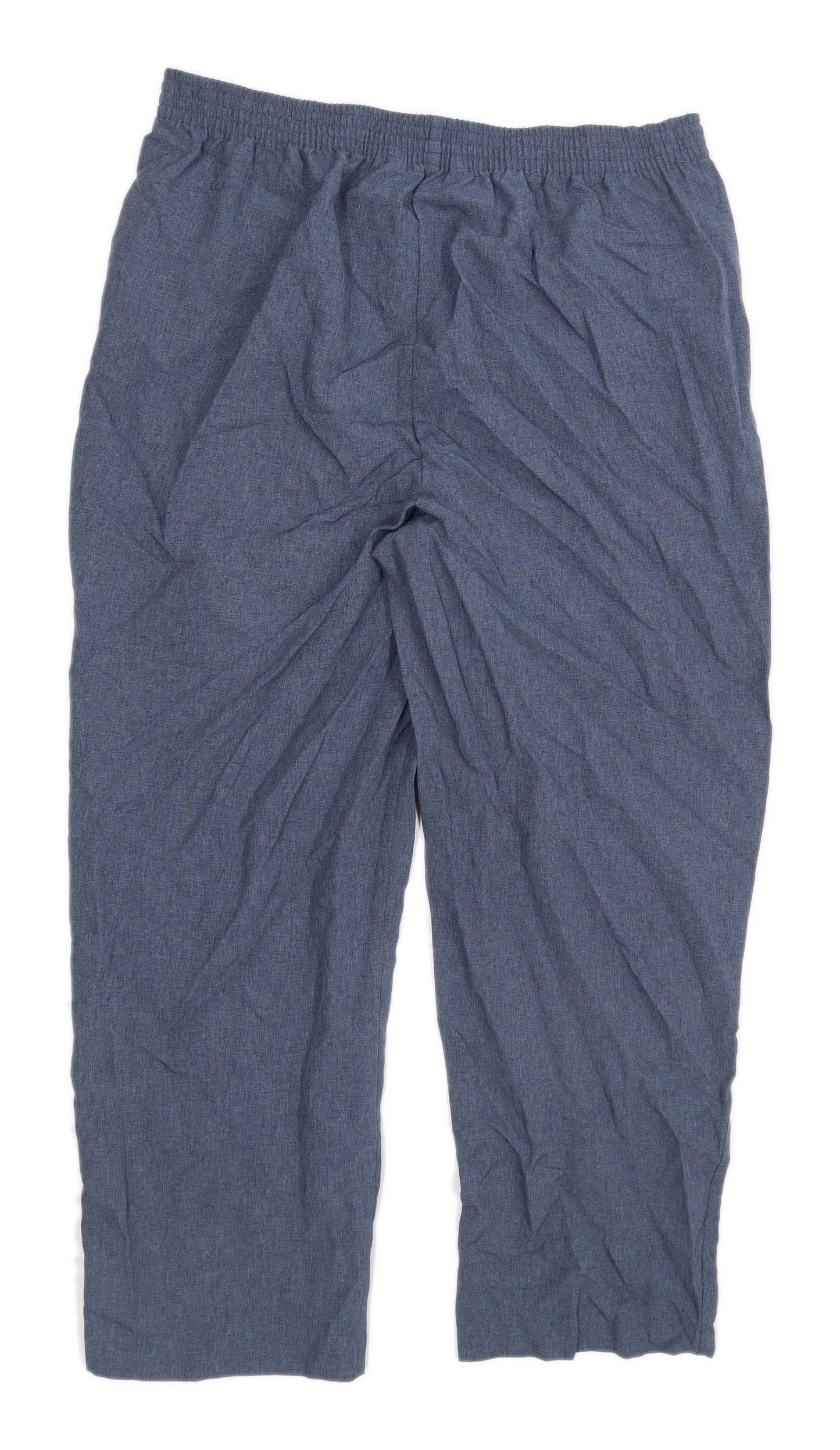 Womens Bonmarche Blue Trousers Size 16/L26