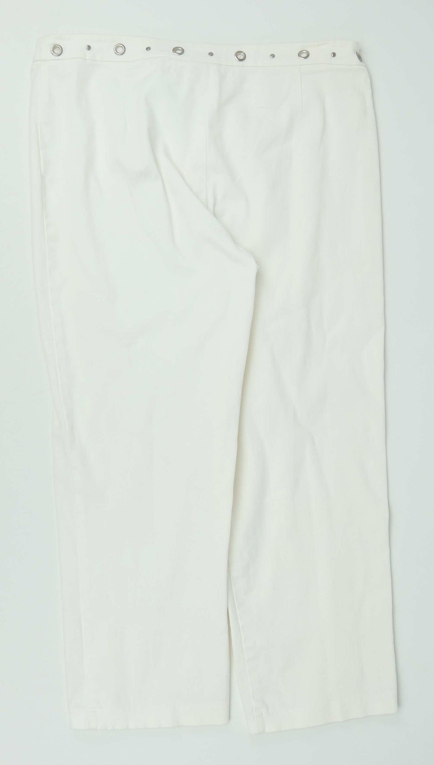 Womens Essentials Ivory Chinos Size 14/L23