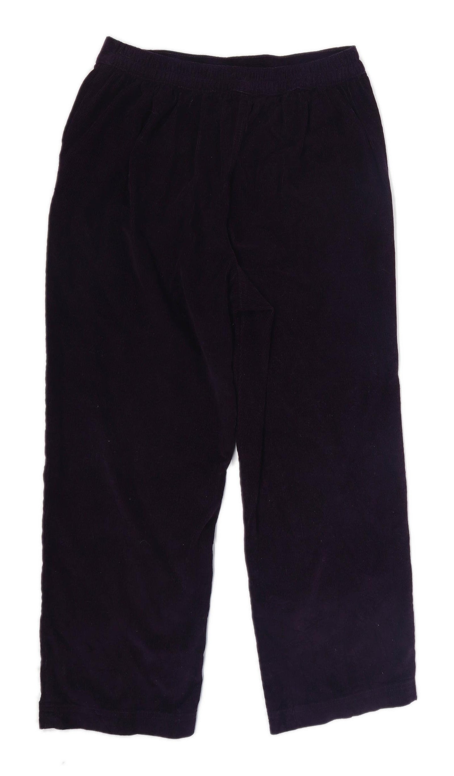 Womens Isle Purple Corduroy Trousers Size 10/L24