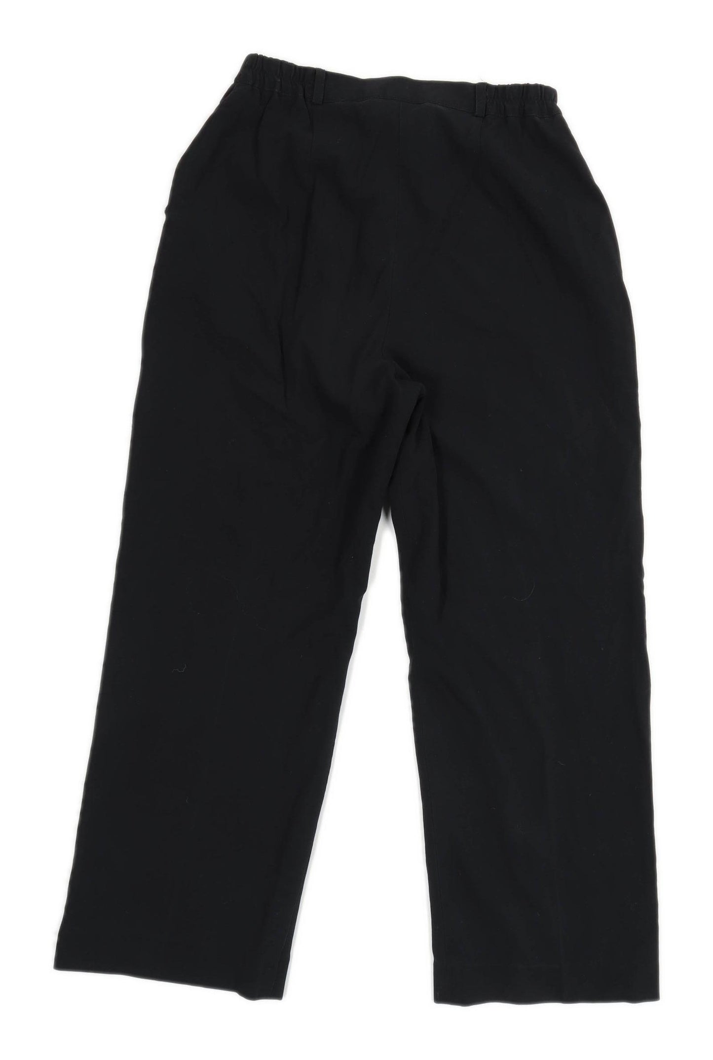 Womens Bonmarche Black Elastic Waistband Trousers Size 10/L24