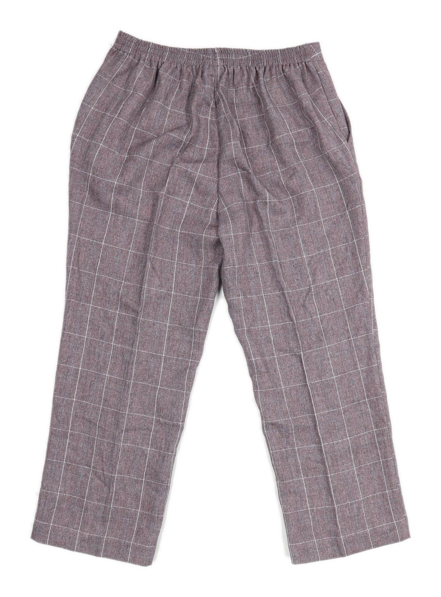 Womens Damart Purple Trousers Size 12/L25