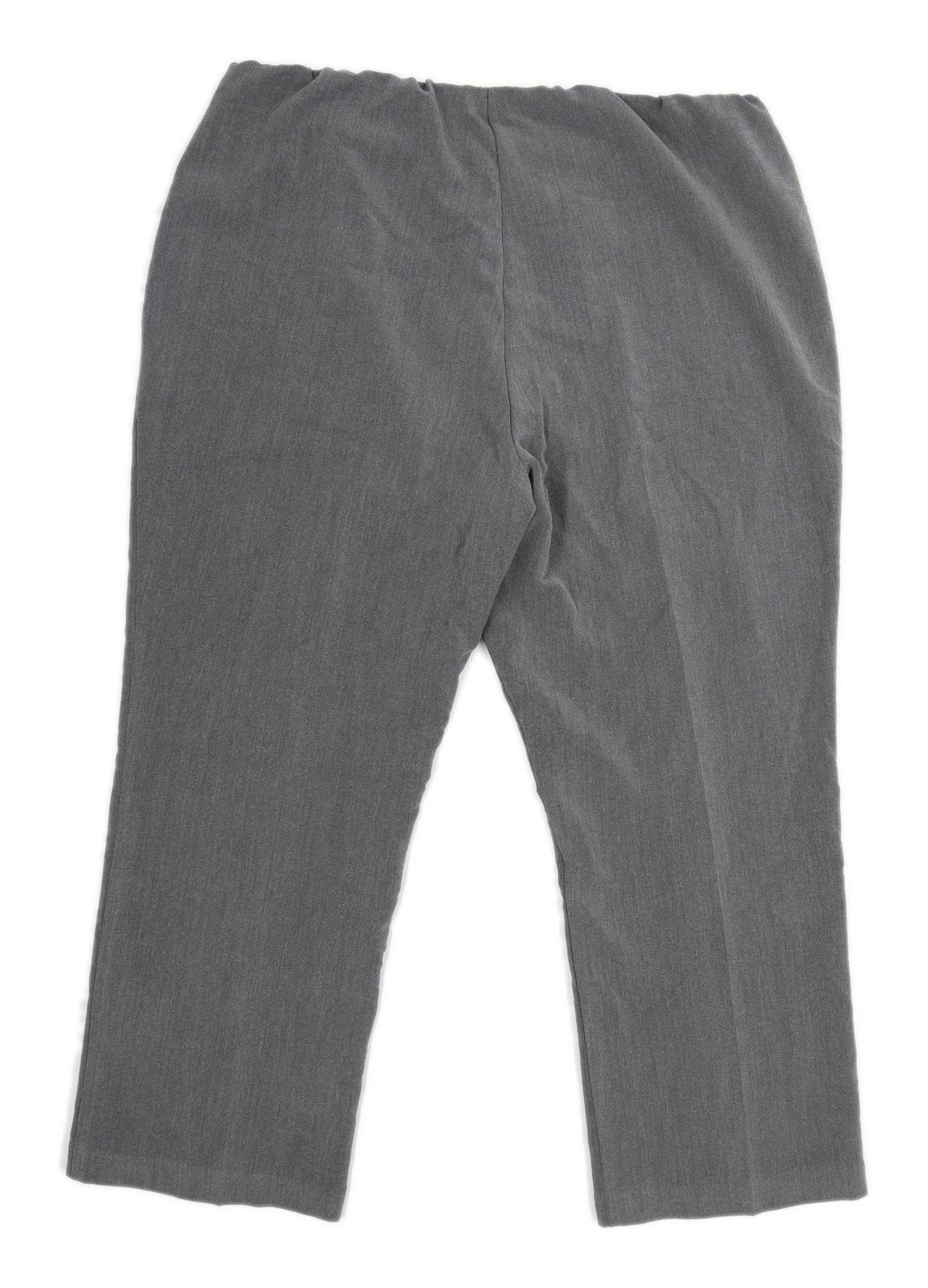 Womens Bonmarche Grey Elastic Waistband Trousers Size 20/L27